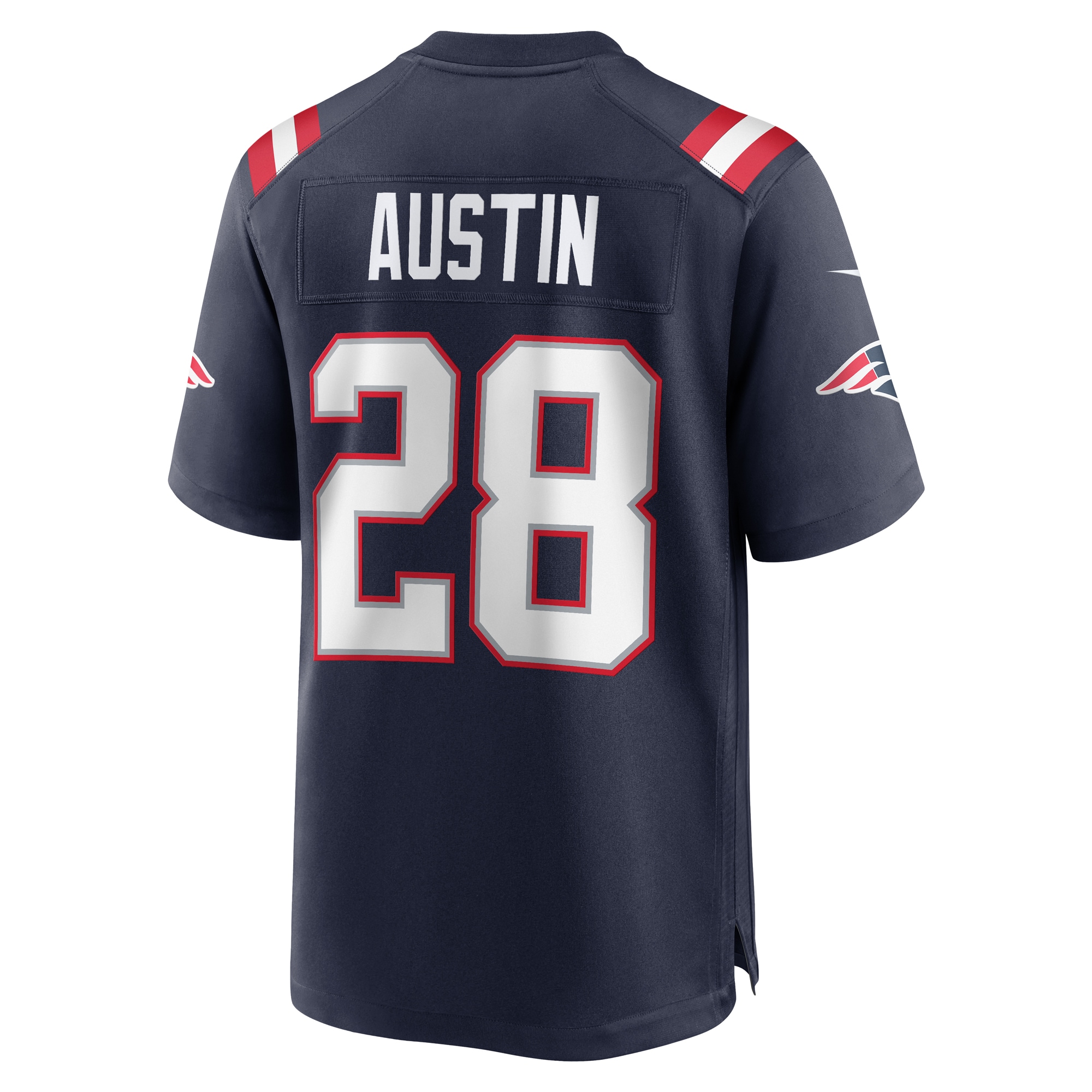 Men's New England Patriots Alex Austin Navy Game Jersey JS4886 nicesnker - Image 3