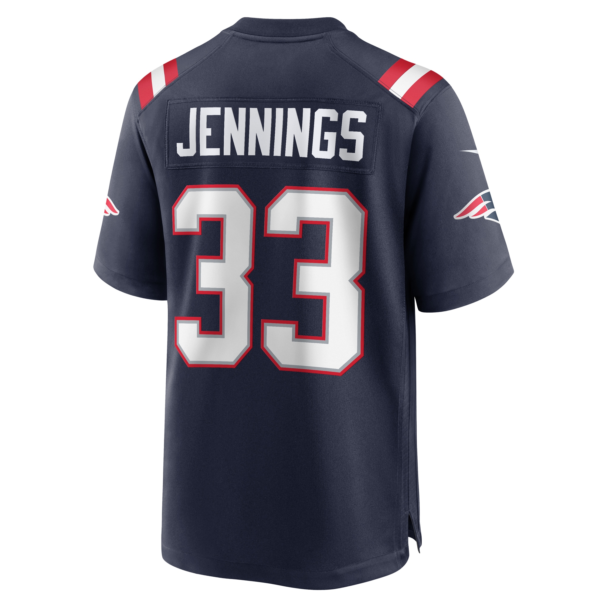 Men's New England Patriots Anfernee Jennings Navy Team Game Jersey JS9430 nicesnker - Image 3