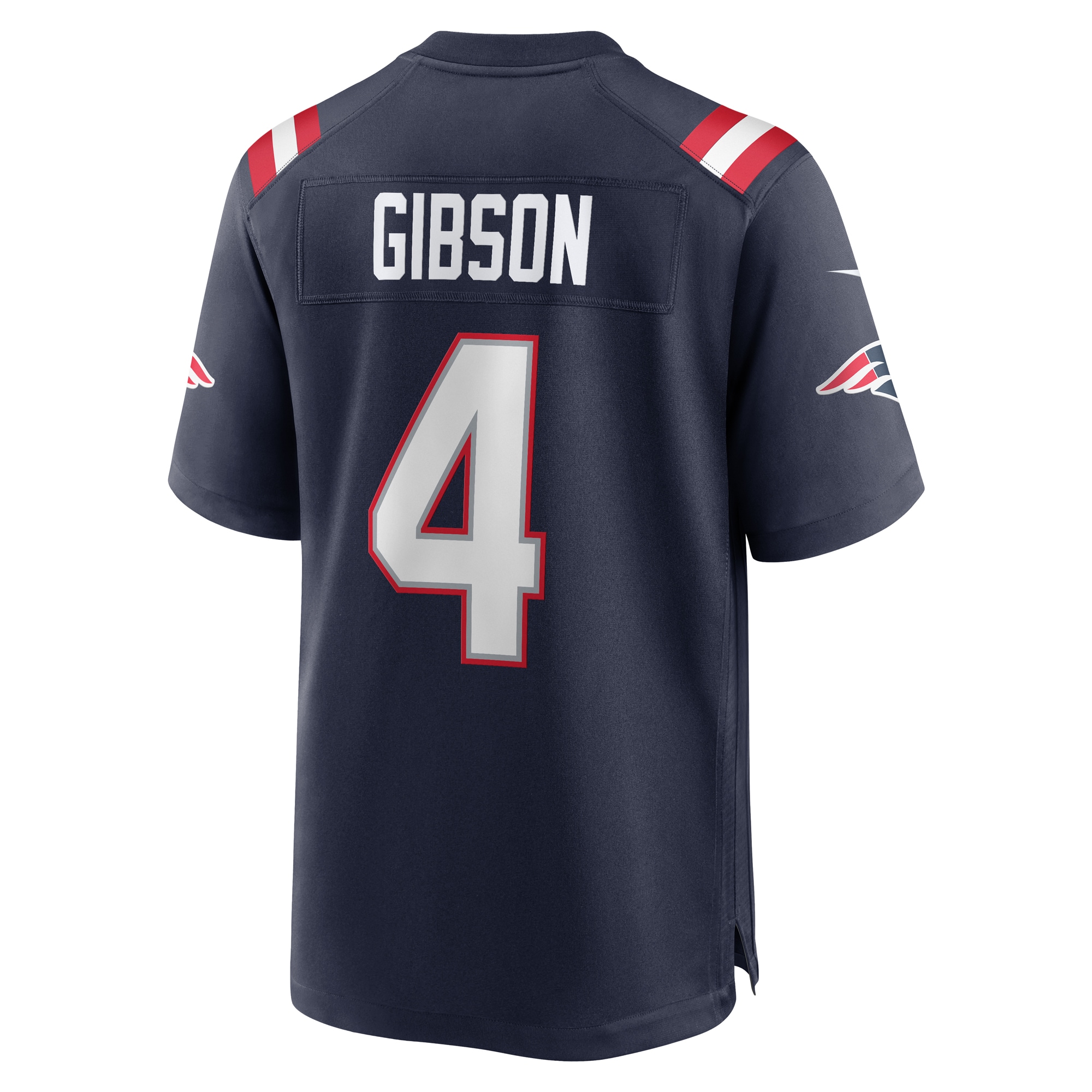 Men's New England Patriots Antonio Gibson Navy Game Jersey JS7646 nicesnker - Image 3