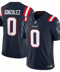 Men's New England Patriots Christian Gonzalez Navy Vapor F.U.S.E. Limited Jersey JS5173 nicesnker