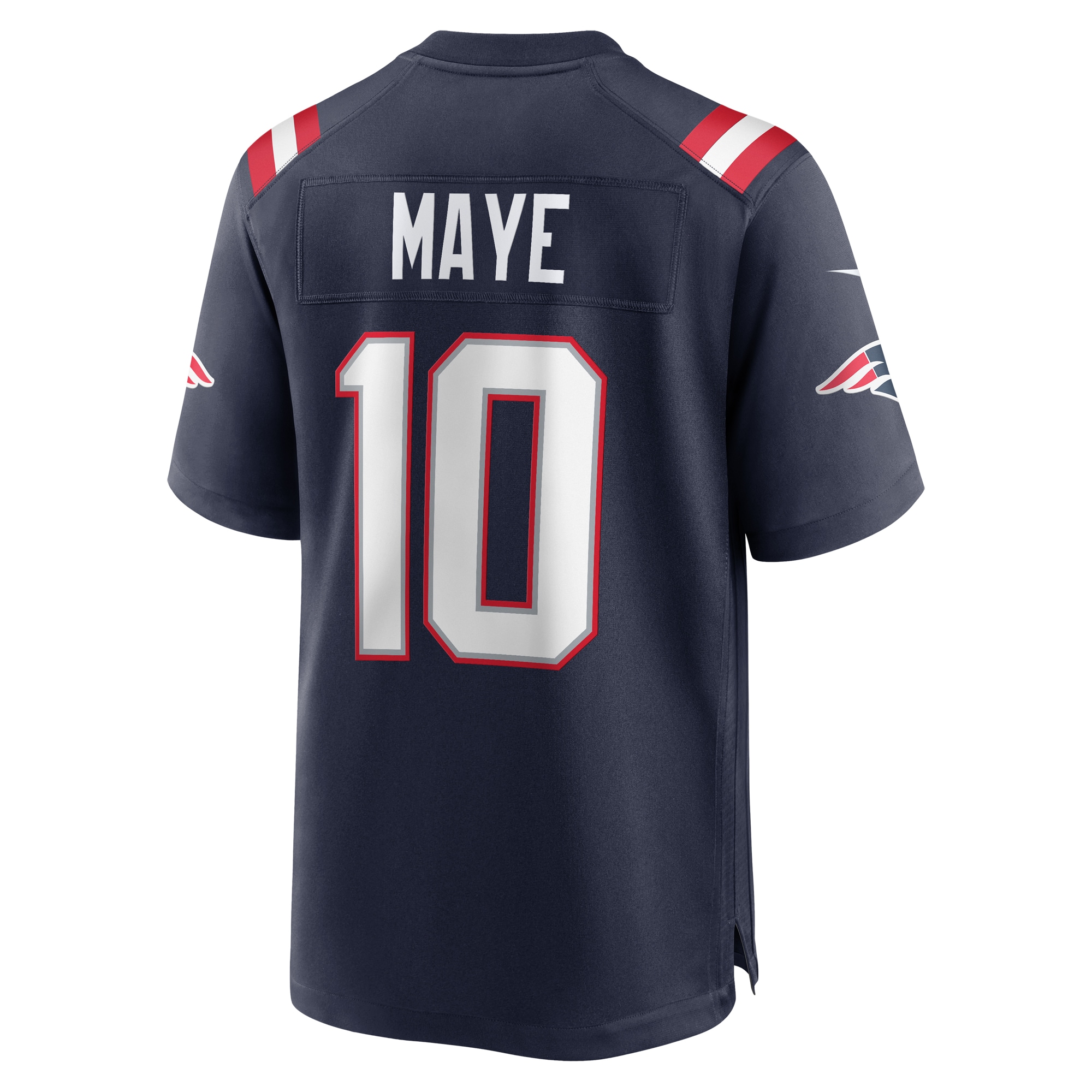 Men's New England Patriots Drake Maye Navy Player Game Jersey JS7772 nicesnker - Image 3