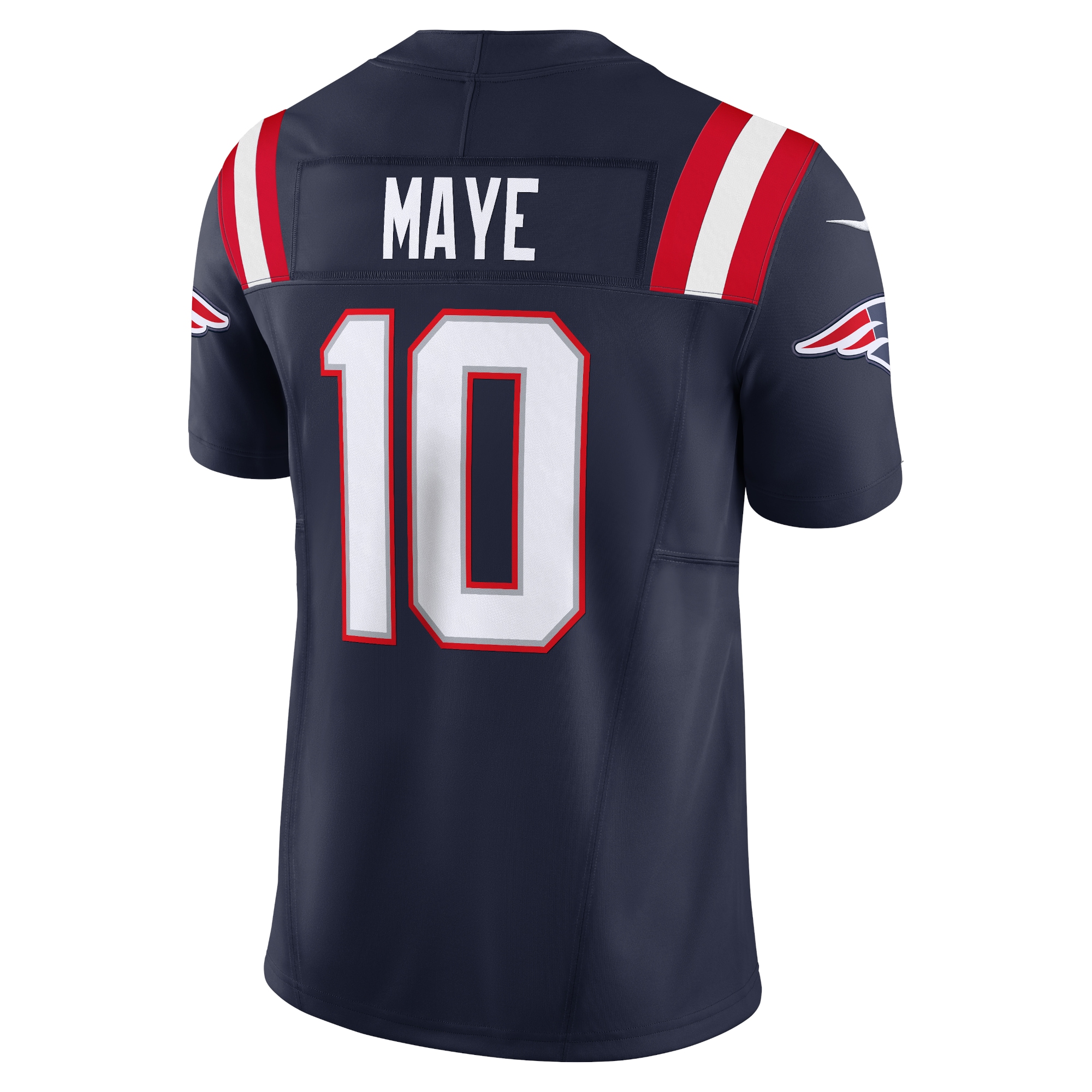 Men's New England Patriots Drake Maye Navy Vapor F.U.S.E. Limited Jersey JS7981 nicesnker - Image 3