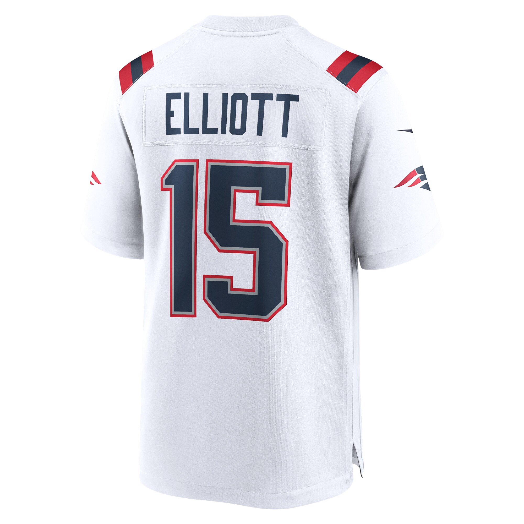 Men's New England Patriots Ezekiel Elliott White Game Player Jersey JS4478 nicesnker - Image 3