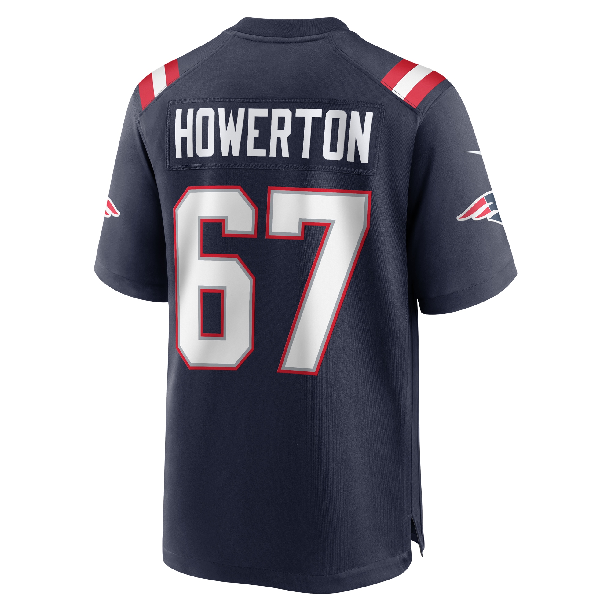 Men's New England Patriots Hayden Howerton Navy Home Game Player Jersey JS3212 nicesnker - Image 3