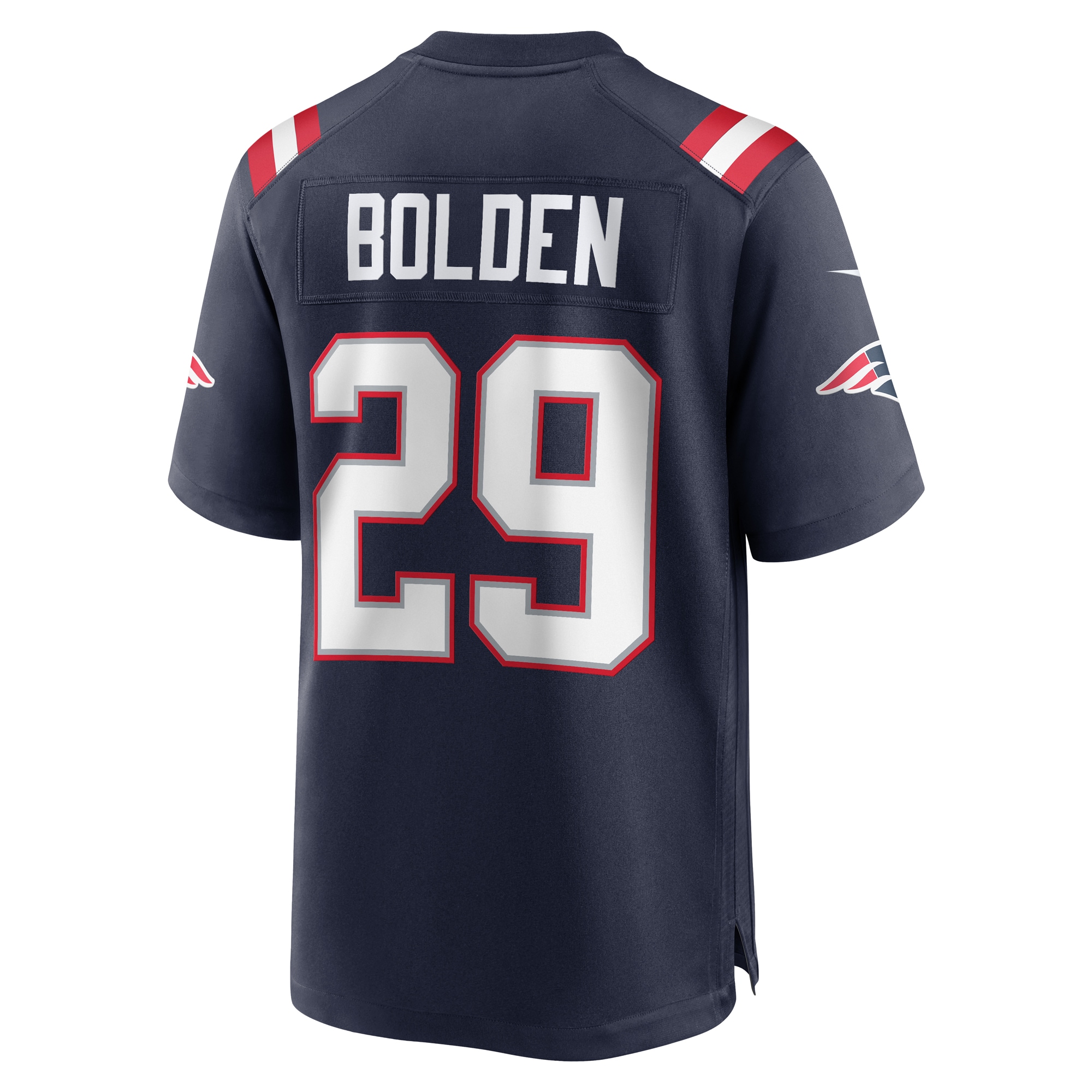 Men's New England Patriots Isaiah Bolden Navy Team Game Jersey JS3770 nicesnker - Image 3