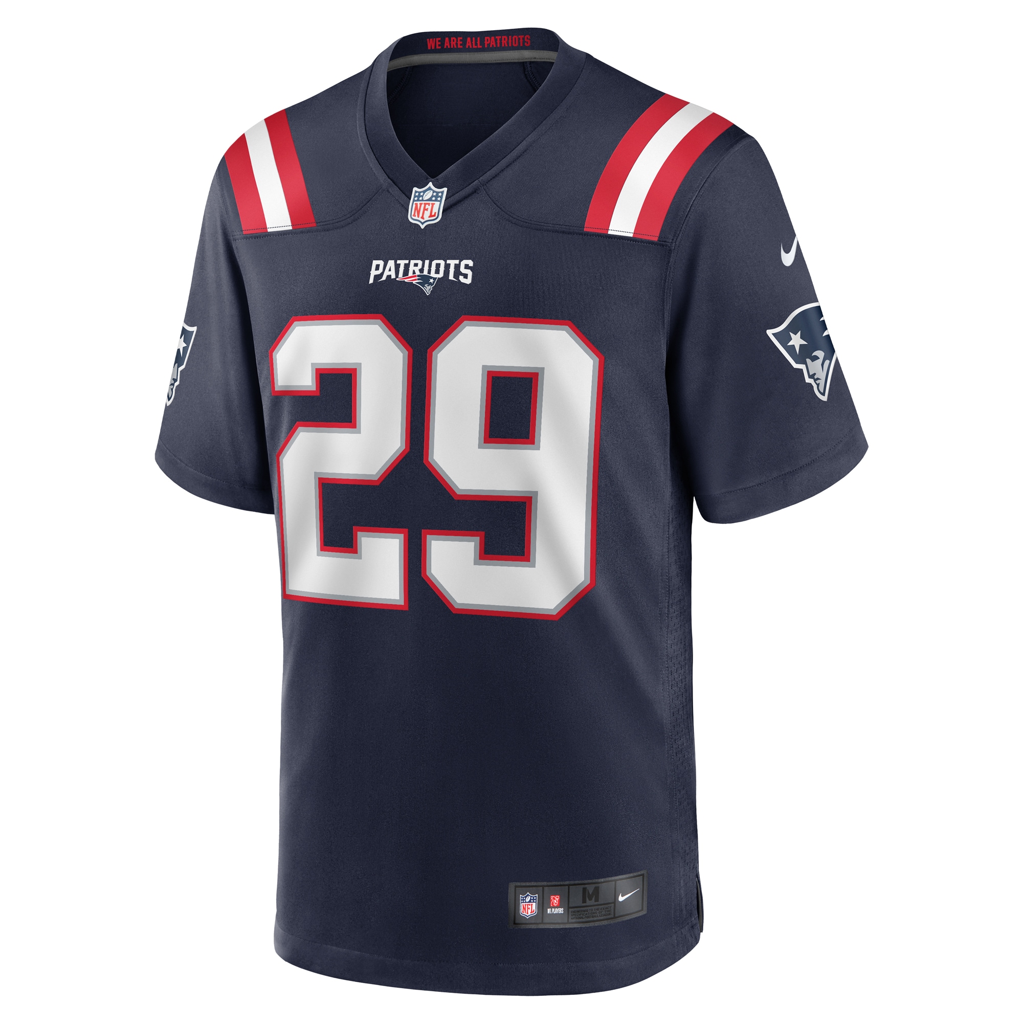 Men's New England Patriots Isaiah Bolden Navy Team Game Jersey JS3770 nicesnker - Image 2