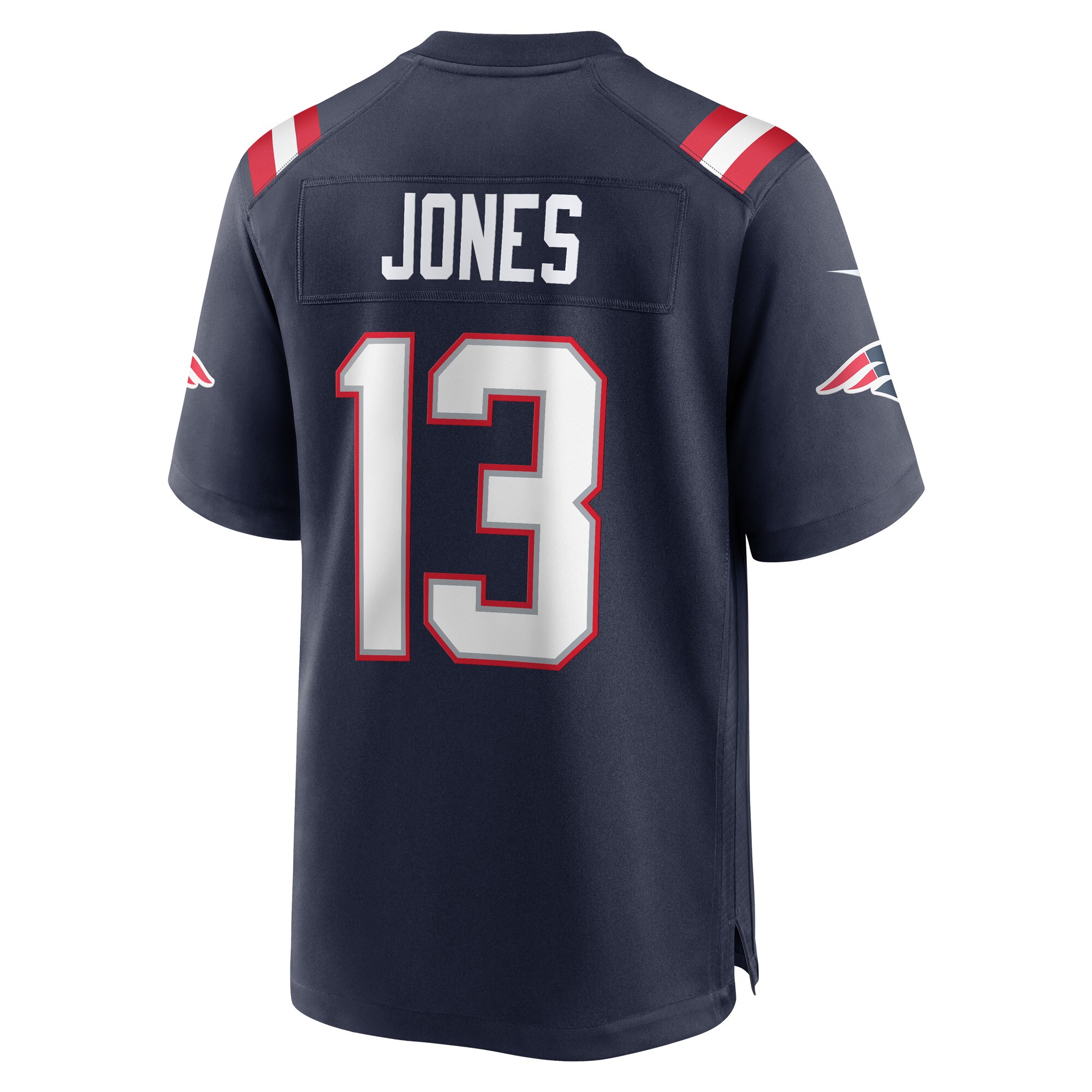 Men's New England Patriots Jack Jones Navy Game Player Jersey JS1820 nicesnker - Image 3