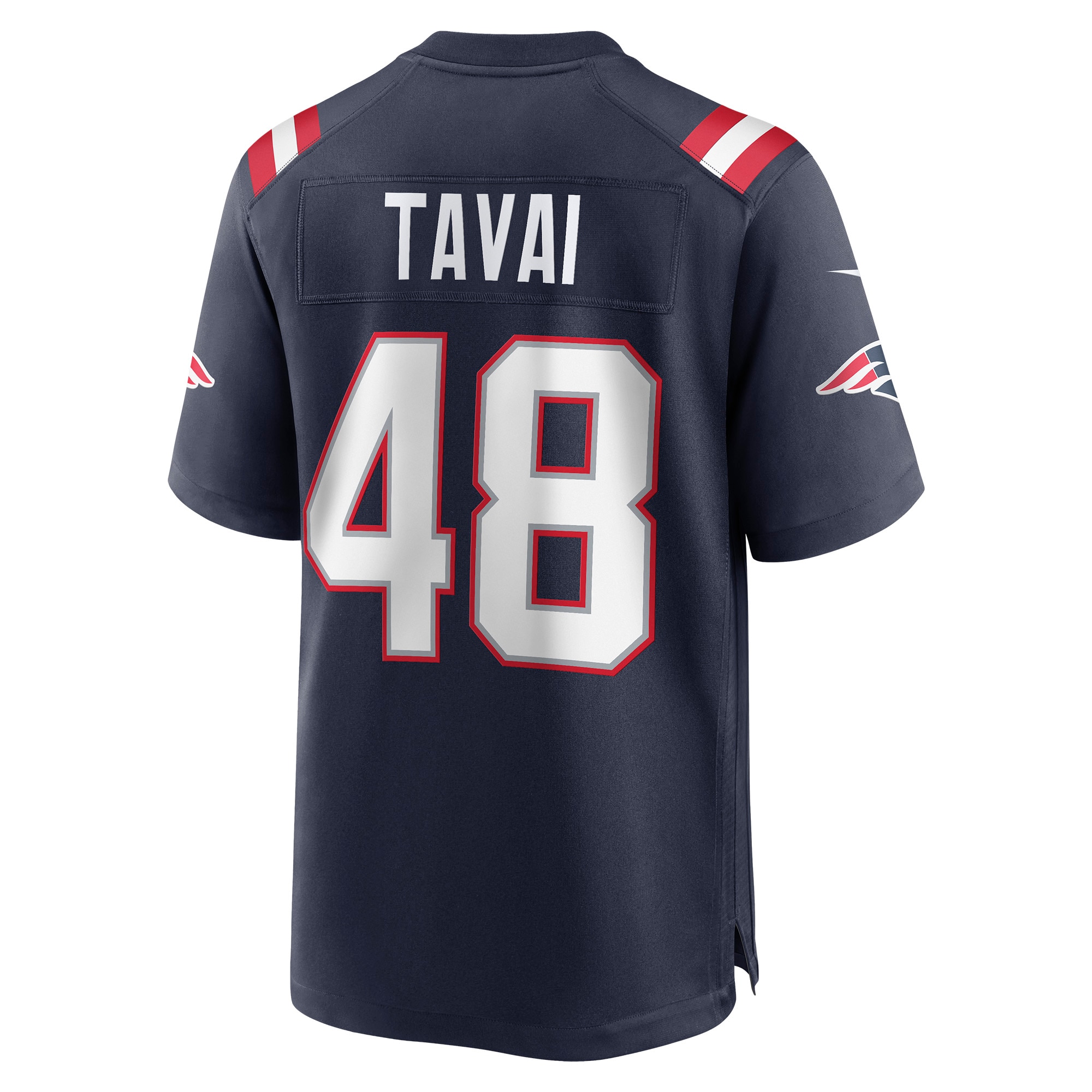 Men's New England Patriots Jahlani Tavai Navy Game Player Jersey JS2633 nicesnker - Image 3