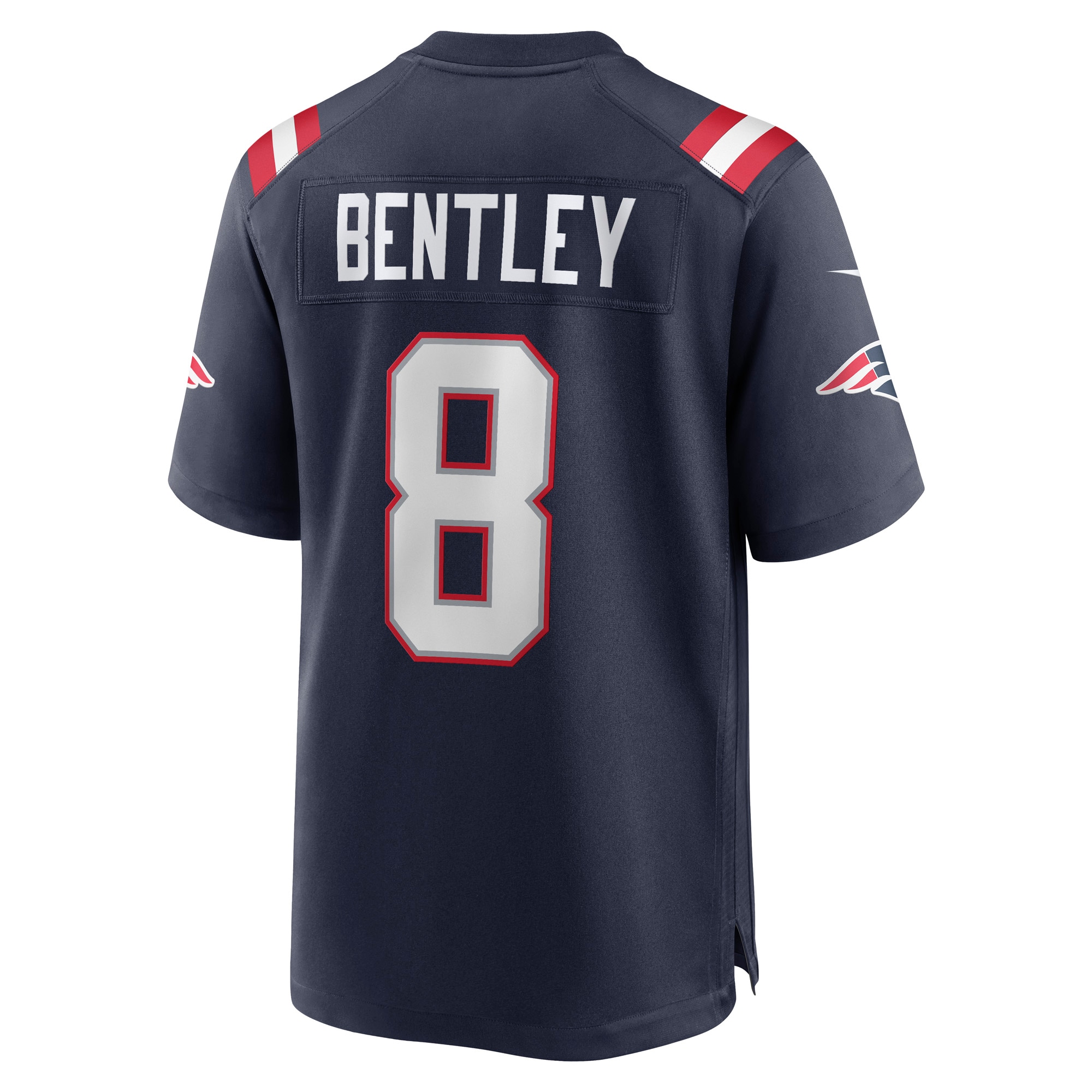 Men's New England Patriots Ja'Whaun Bentley Navy Game Player Jersey JS7873 nicesnker - Image 3