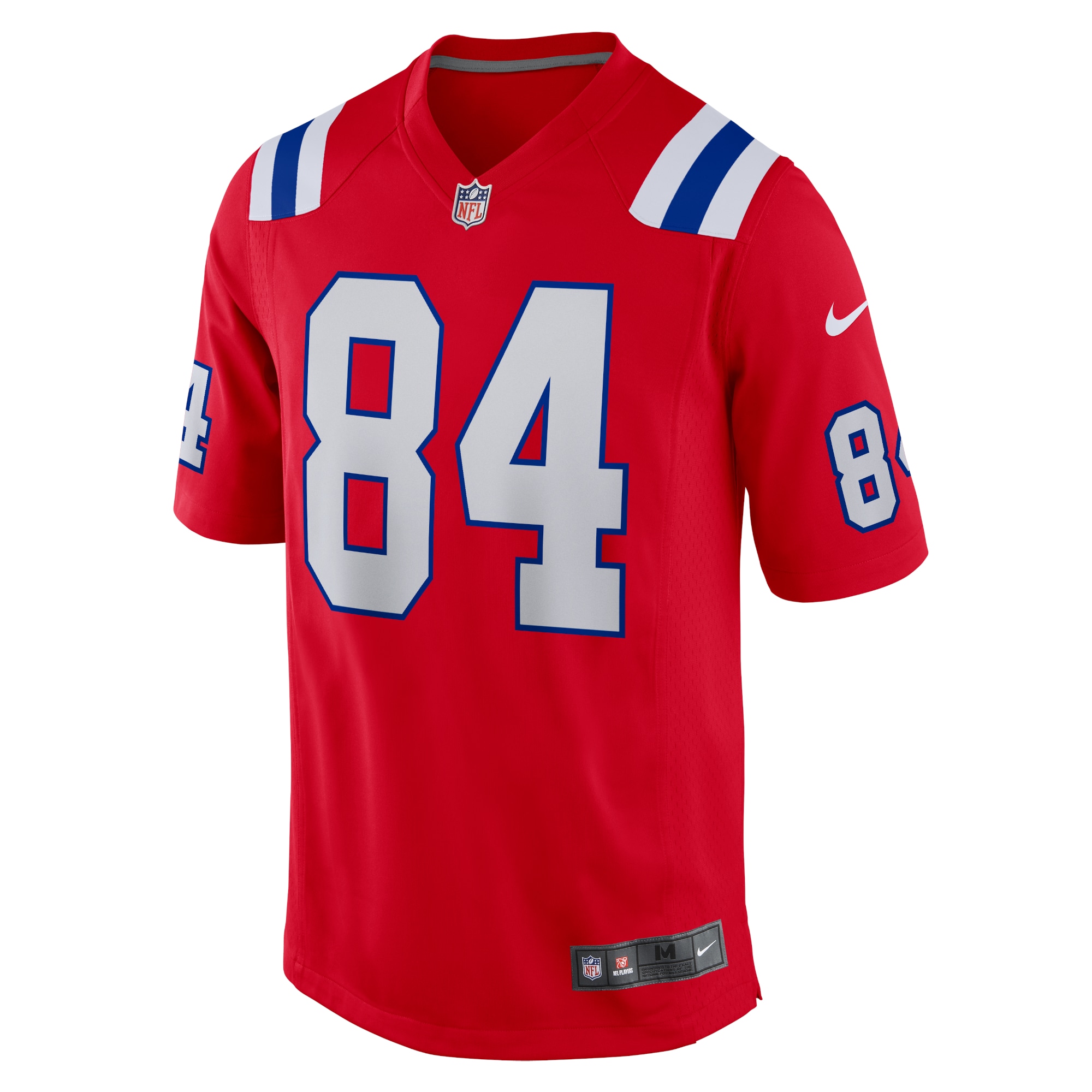 Men's New England Patriots Kendrick Bourne Red Game Jersey JS9674 nicesnker - Image 2