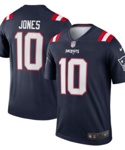 Men's New England Patriots Mac Jones Navy Team Legend Player Performance Top JS6929 nicesnker