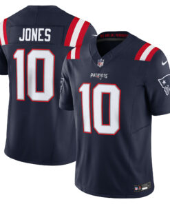Men's New England Patriots Mac Jones Navy Vapor F.U.S.E. Limited Jersey JS7483 nicesnker