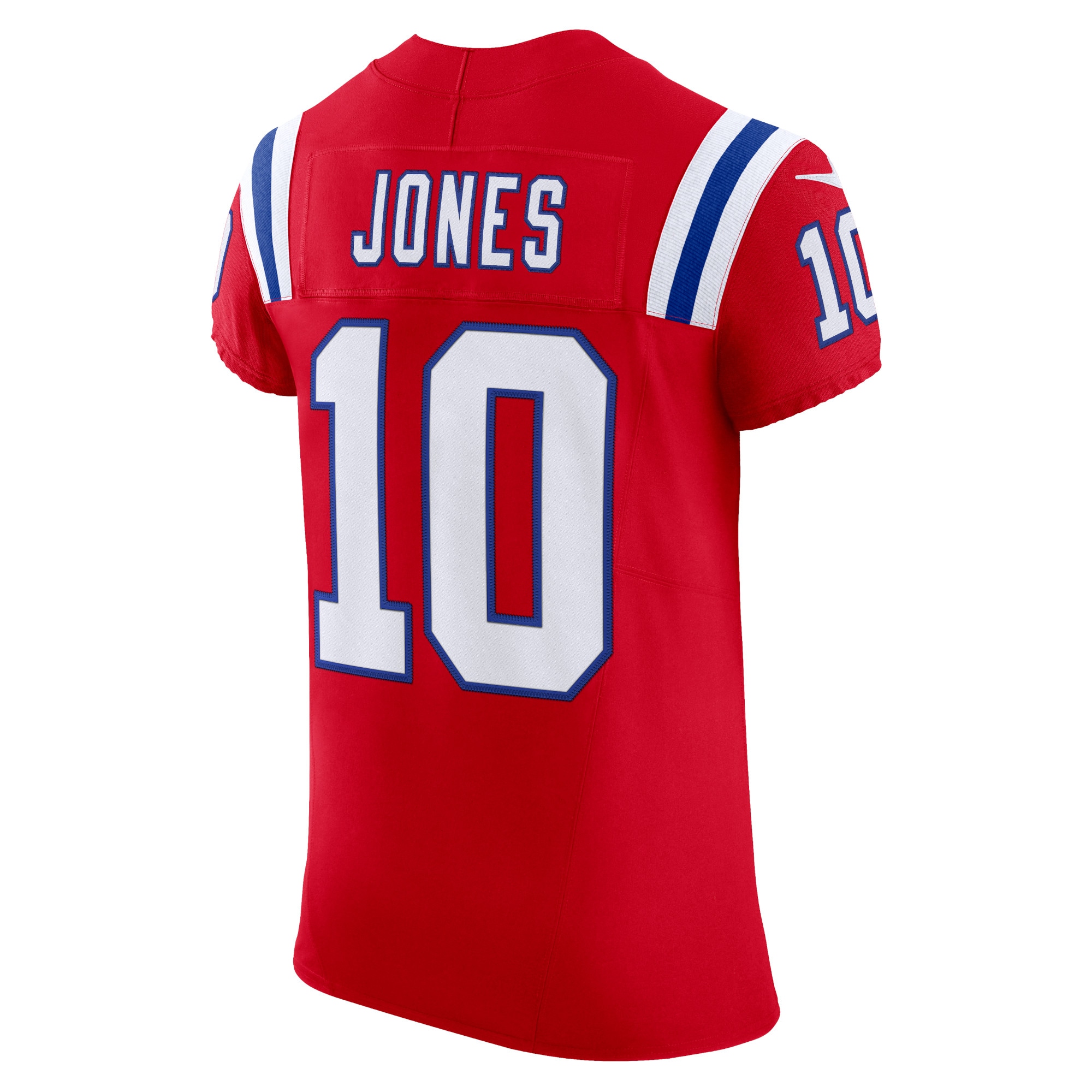 Men's New England Patriots Mac Jones Red Alternate Vapor F.U.S.E. Elite Jersey JS7904 nicesnker - Image 3