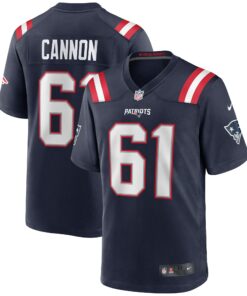 Men's New England Patriots Marcus Cannon Navy Game Jersey JS7118 nicesnker