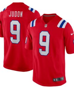 Men's New England Patriots Matthew Judon Red Game Jersey JS3299 nicesnker