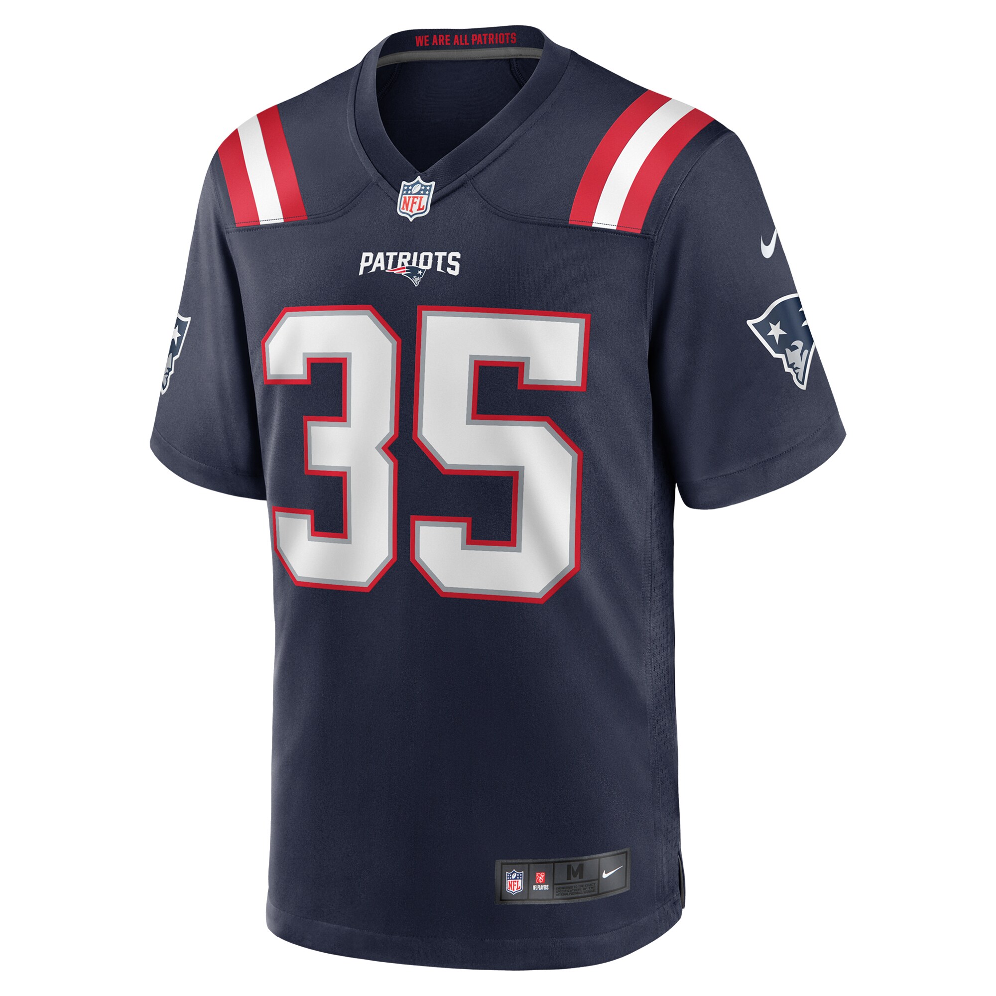 Men's New England Patriots Miles Battle Navy Game Jersey JS4098 nicesnker - Image 2
