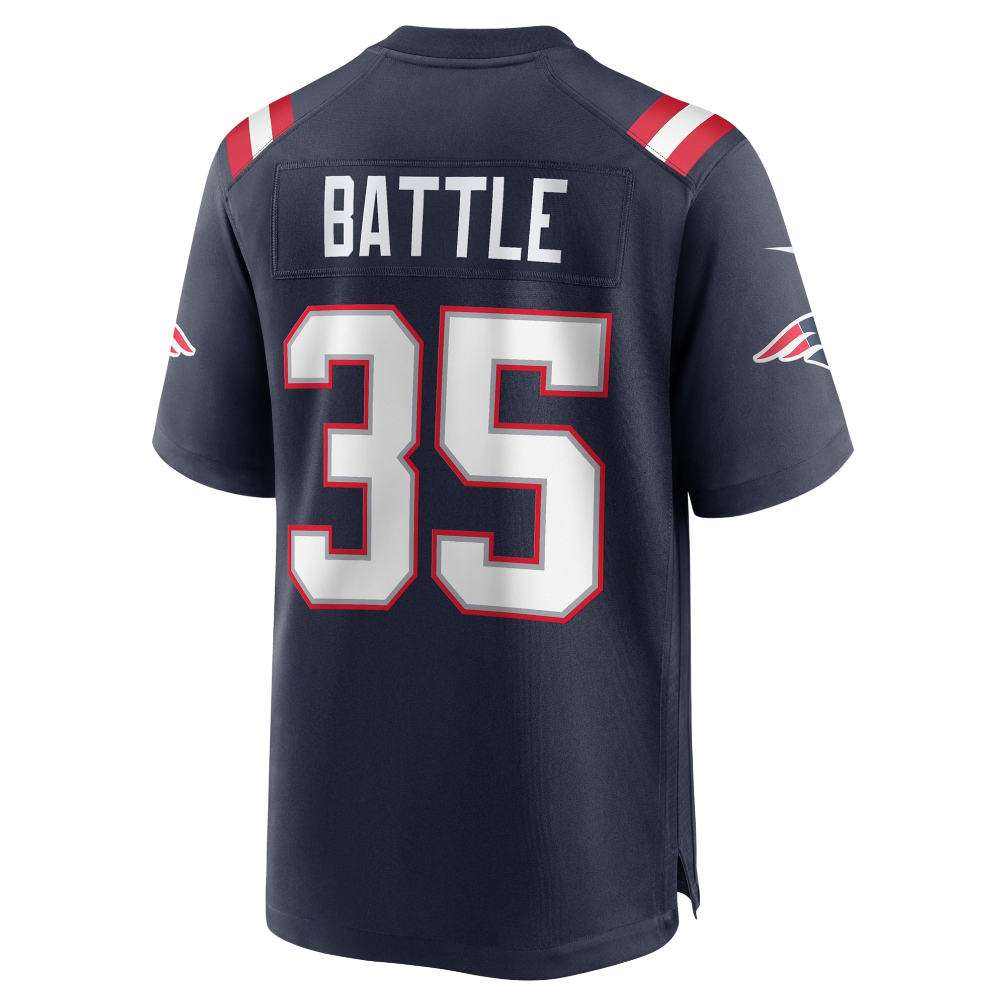Men's New England Patriots Miles Battle Navy Game Jersey JS4098 nicesnker - Image 3