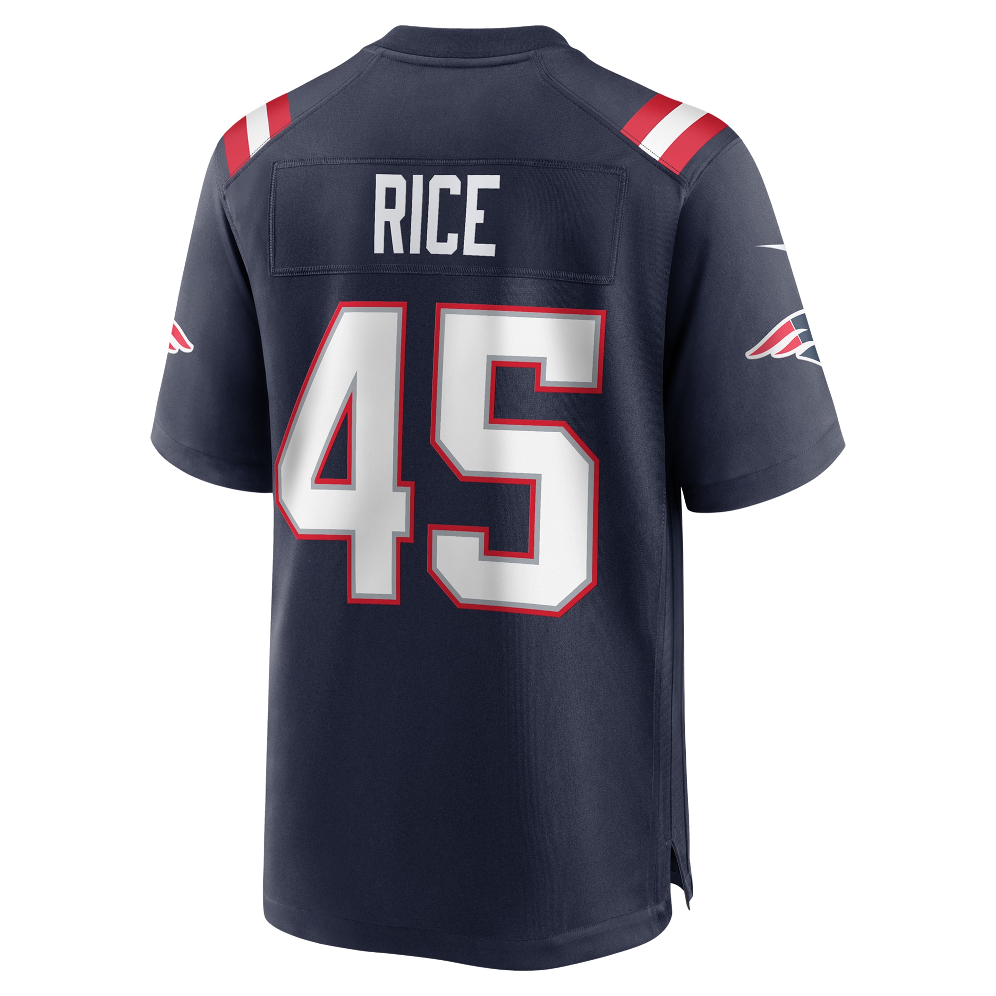Men's New England Patriots Monty Rice Navy Game Jersey JS8624 nicesnker - Image 3