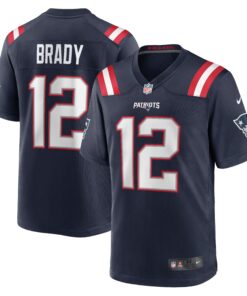 Men's New England Patriots Navy Game Retired Player Jersey JS3744 nicesnker