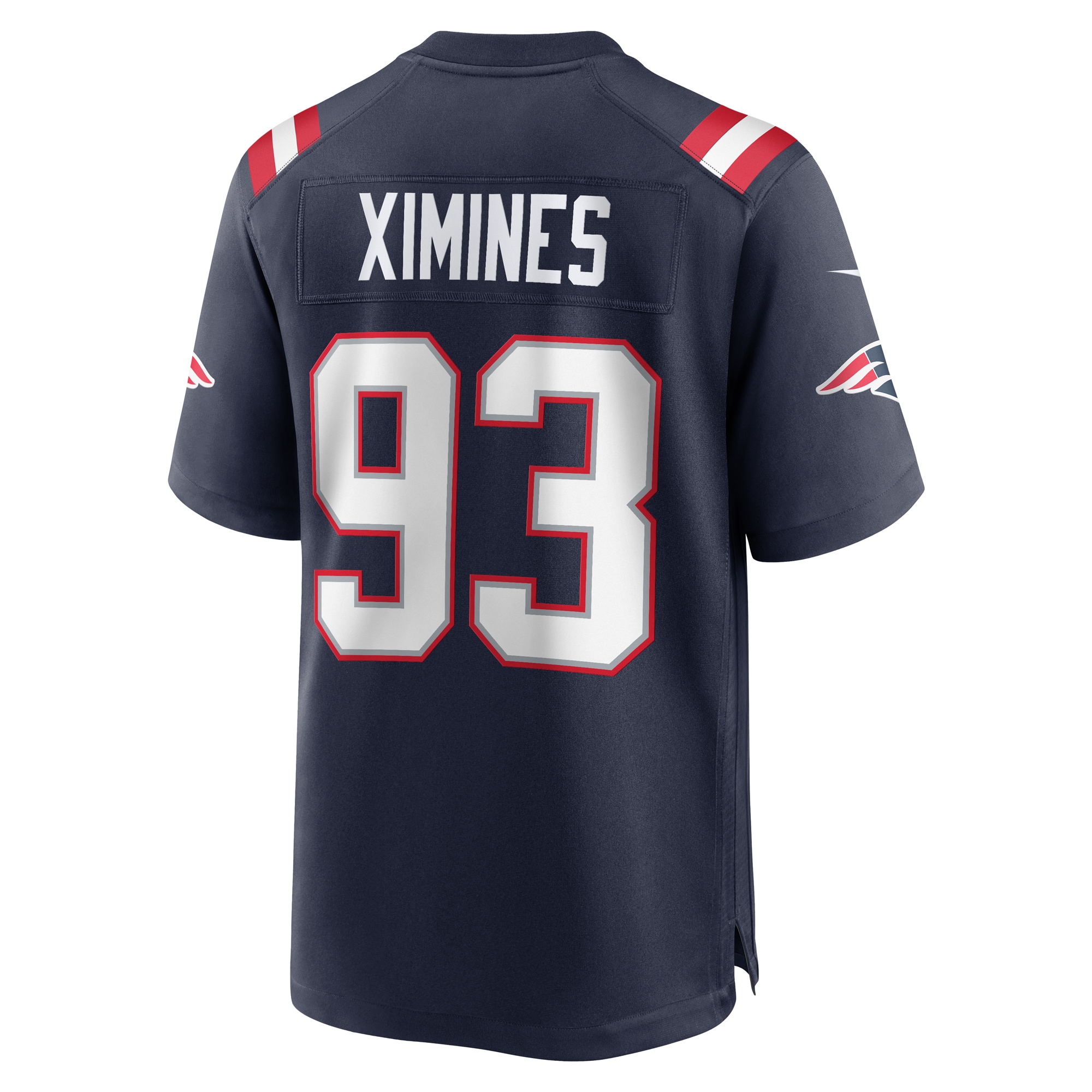 Men's New England Patriots Oshane Ximines Navy Game Jersey JS6020 nicesnker - Image 3
