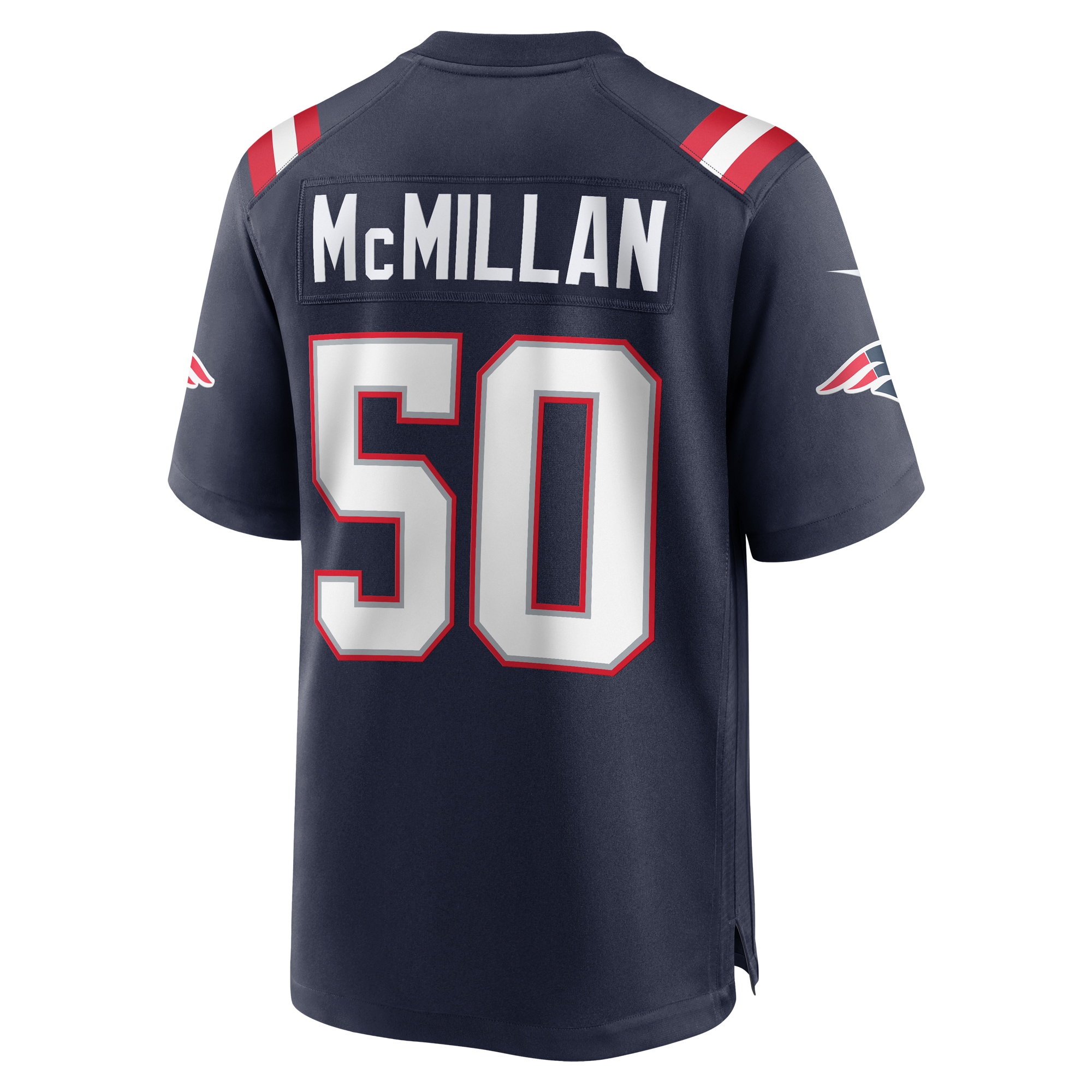 Men's New England Patriots Raekwon McMillan Navy Home Game Player Jersey JS1644 nicesnker - Image 3