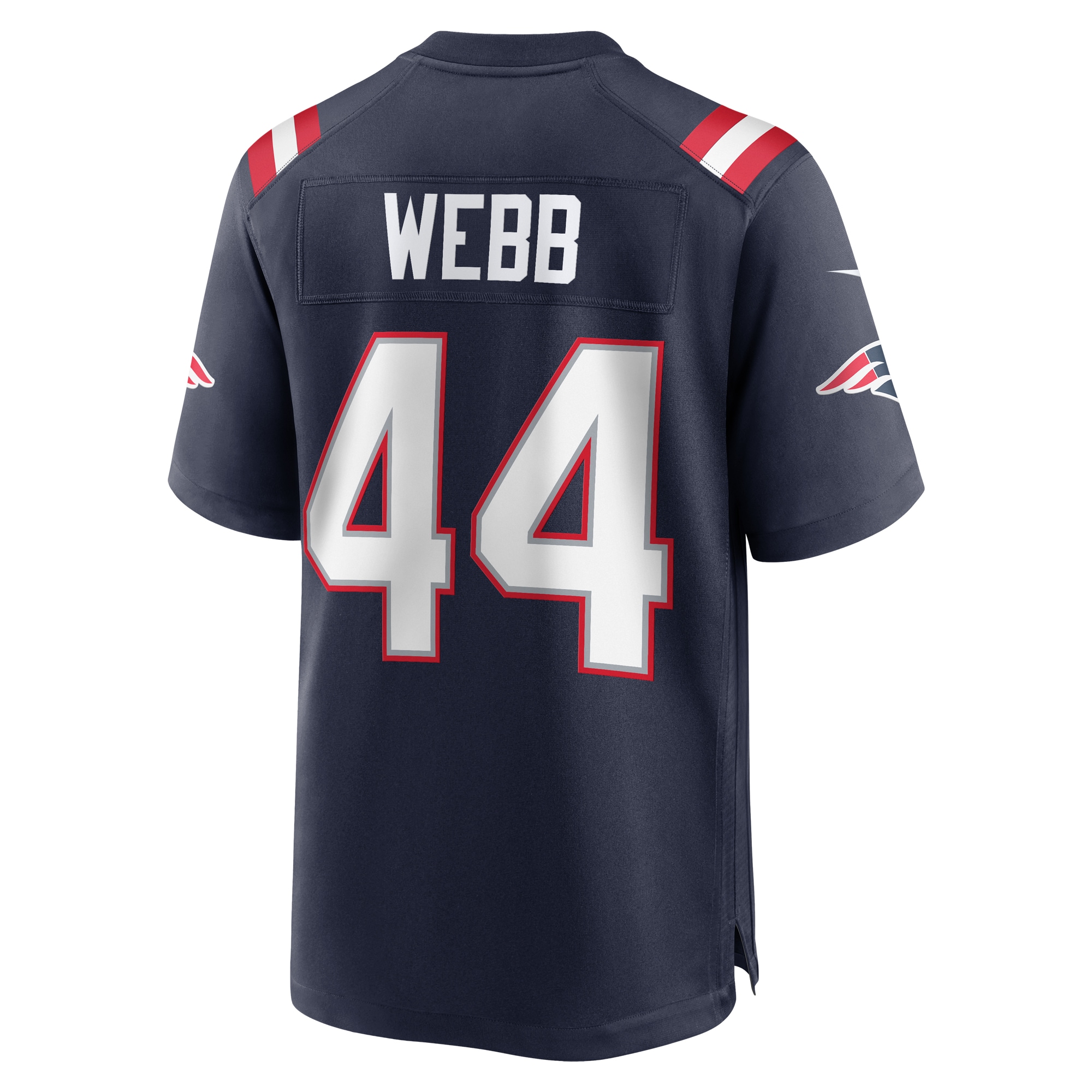 Men's New England Patriots Raleigh Webb Navy Home Game Player Jersey JS9091 nicesnker - Image 3