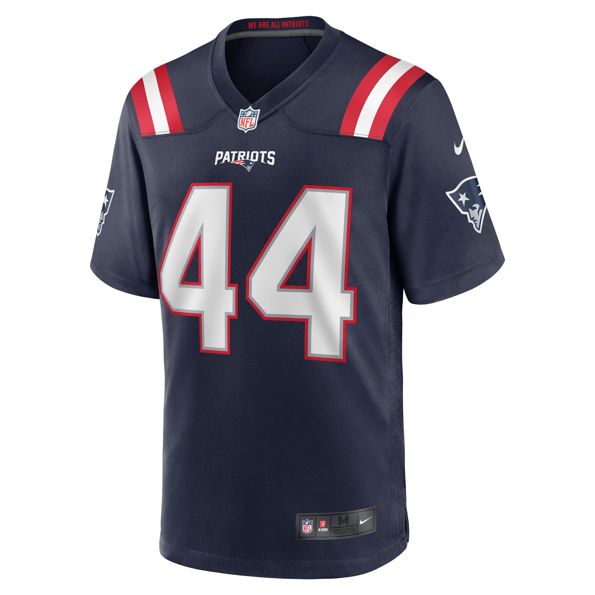 Men's New England Patriots Raleigh Webb Navy Home Game Player Jersey JS9091 nicesnker - Image 2