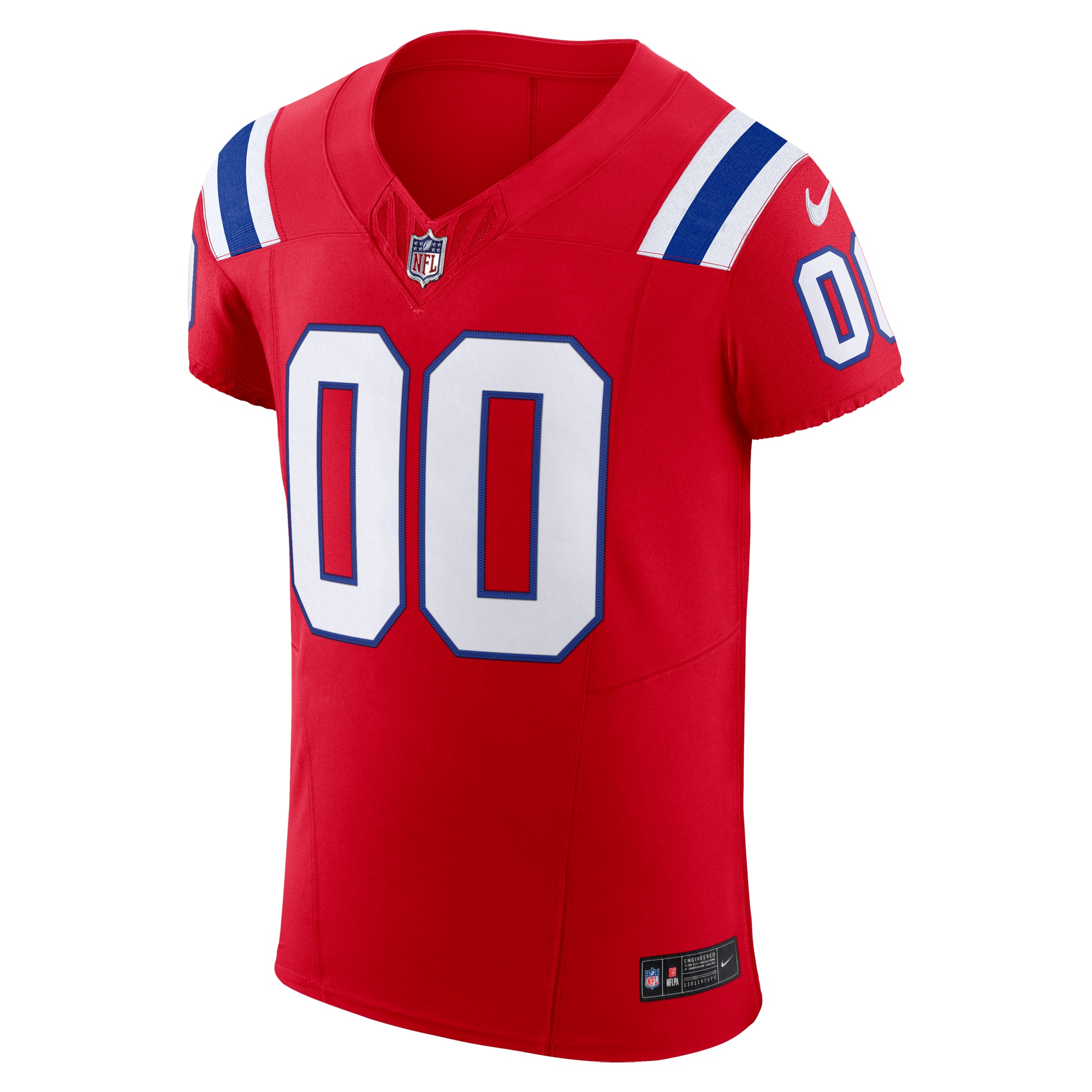 Men's New England Patriots Red Vapor F.U.S.E. Elite Custom Jersey JS3617 nicesnker - Image 2