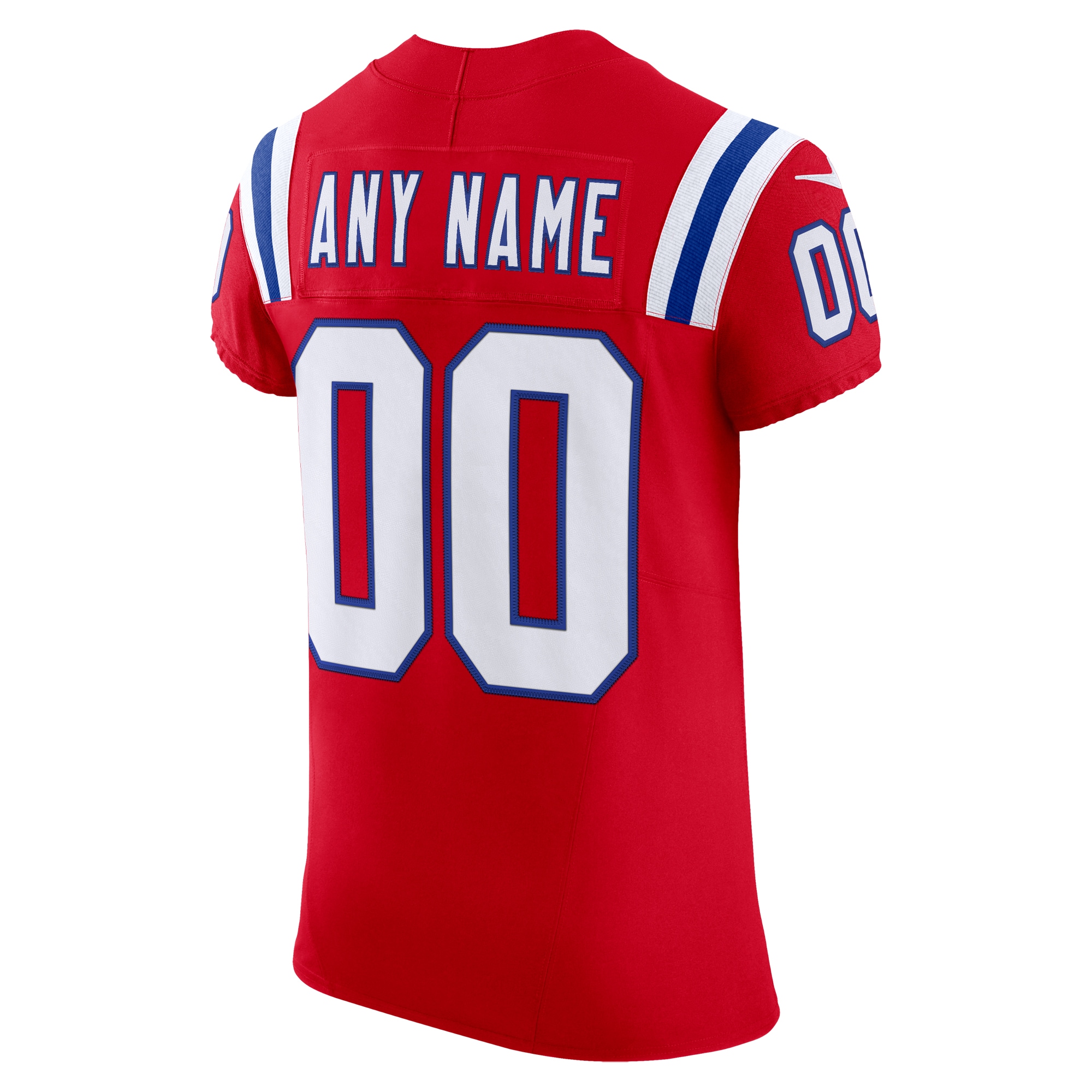 Men's New England Patriots Red Vapor F.U.S.E. Elite Custom Jersey JS3617 nicesnker - Image 3
