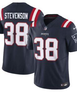 Men's New England Patriots Rhamondre Stevenson Navy Vapor F.U.S.E. Limited Jersey JS5376 nicesnker