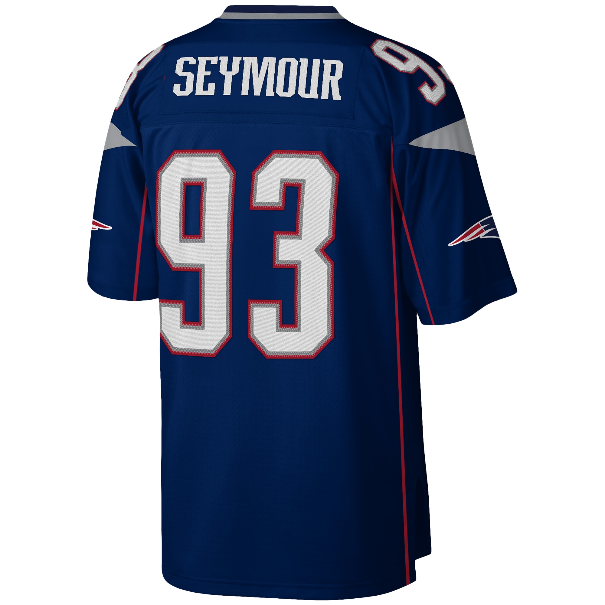 Men's New England Patriots Richard Seymour Mitchell & Ness Navy Legacy Jersey JS1660 nicesnker - Image 3