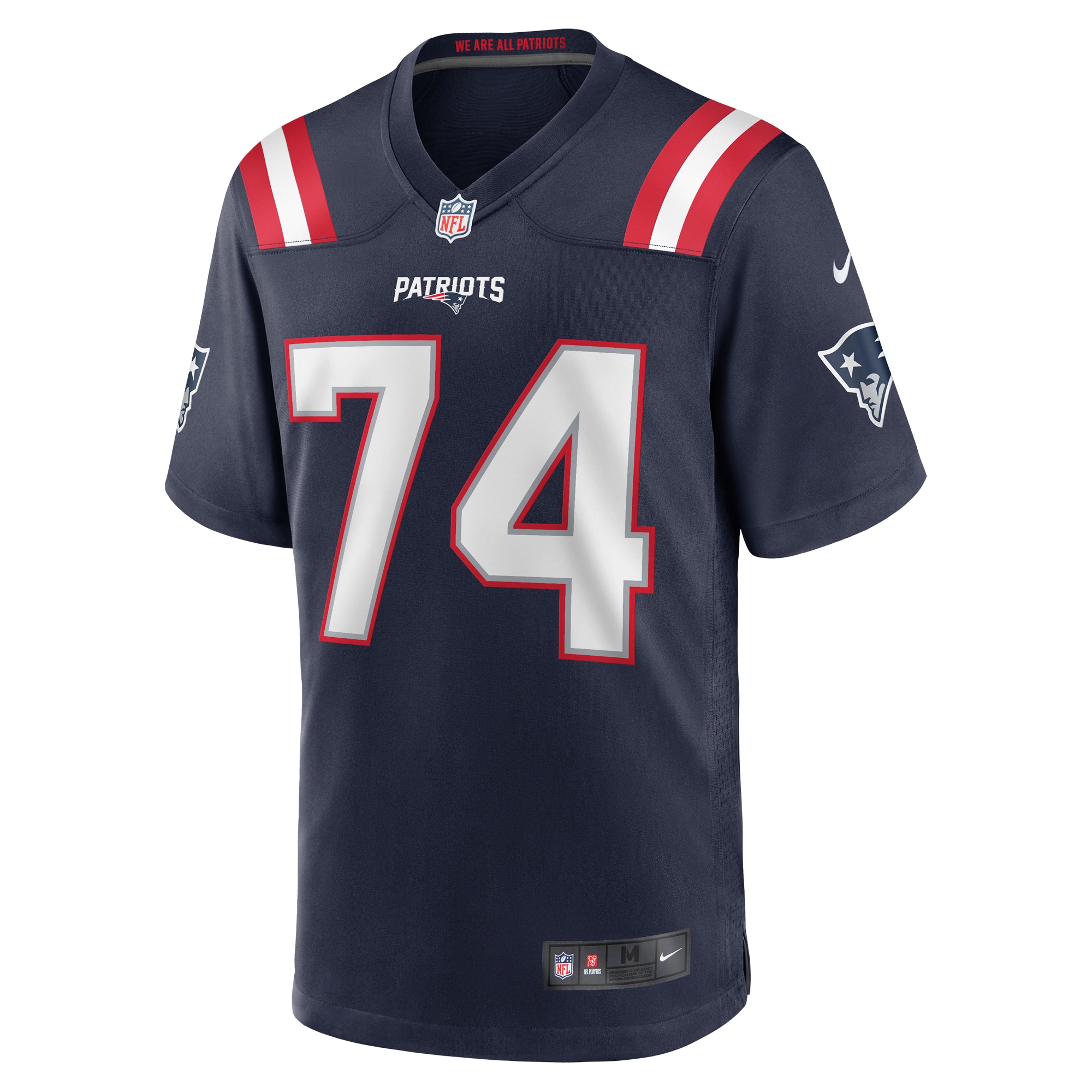 Men's New England Patriots Riley Reiff Navy Game Jersey JS2629 nicesnker - Image 2