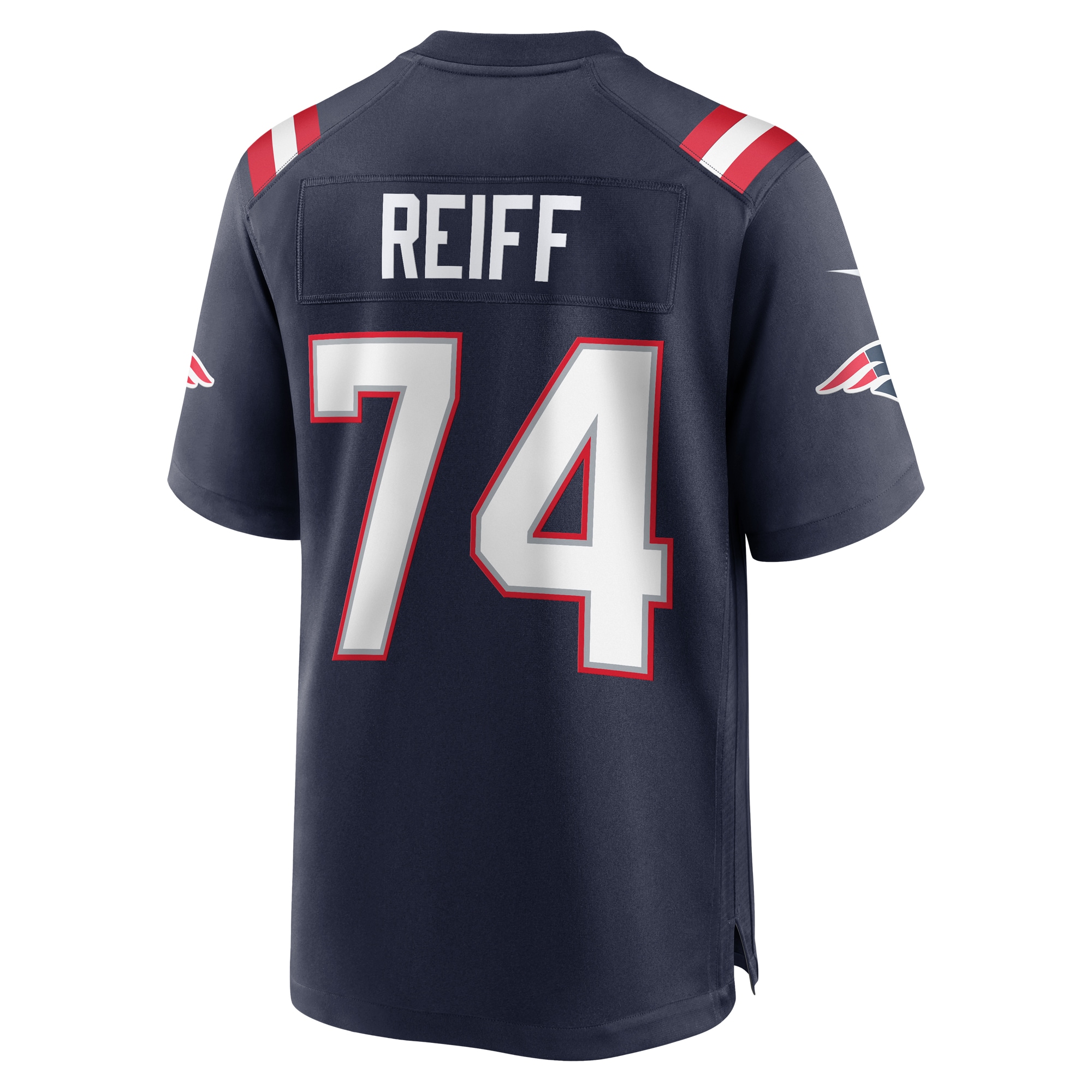 Men's New England Patriots Riley Reiff Navy Game Jersey JS2629 nicesnker - Image 3