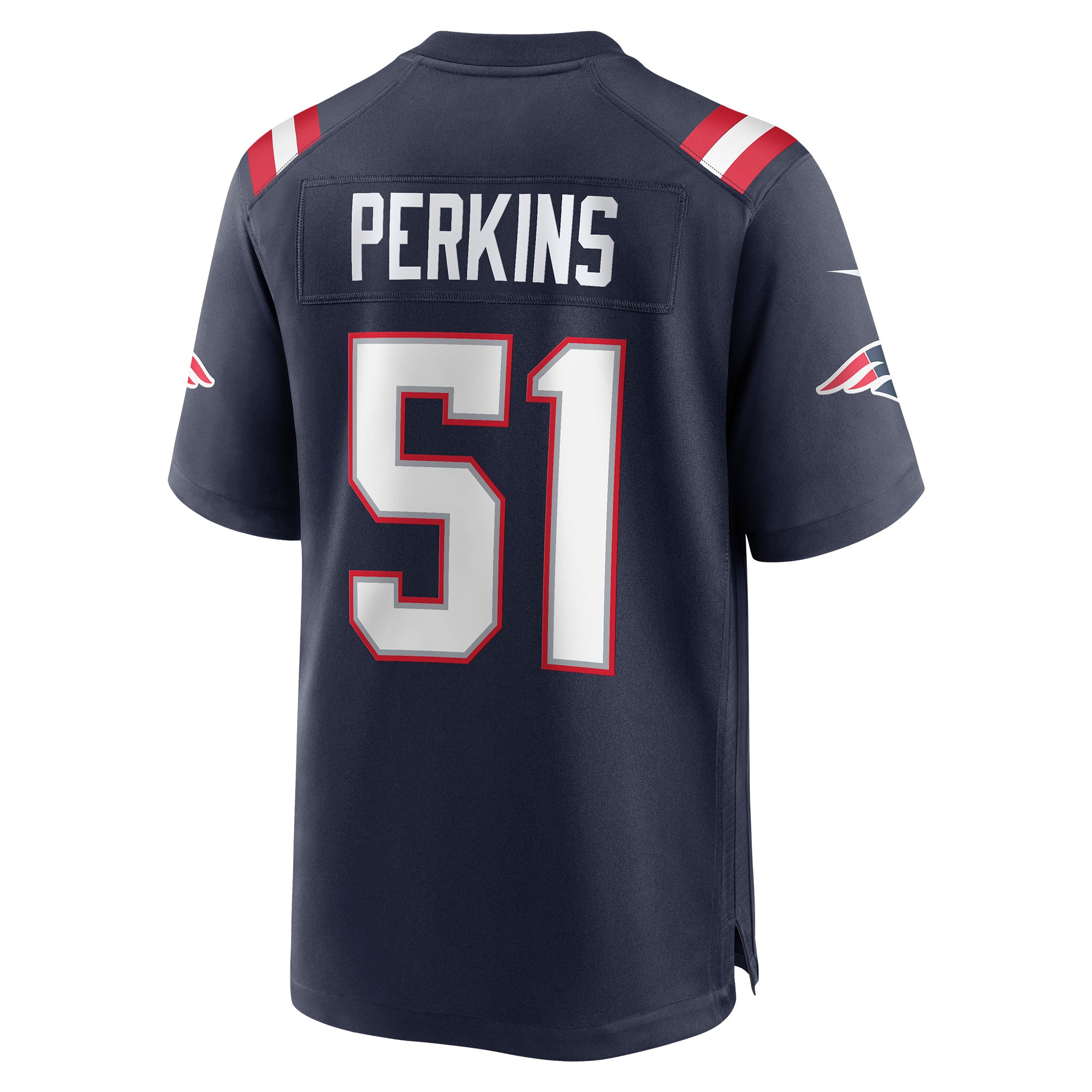 Men's New England Patriots Ronnie Perkins Navy Game Jersey JS5602 nicesnker - Image 3