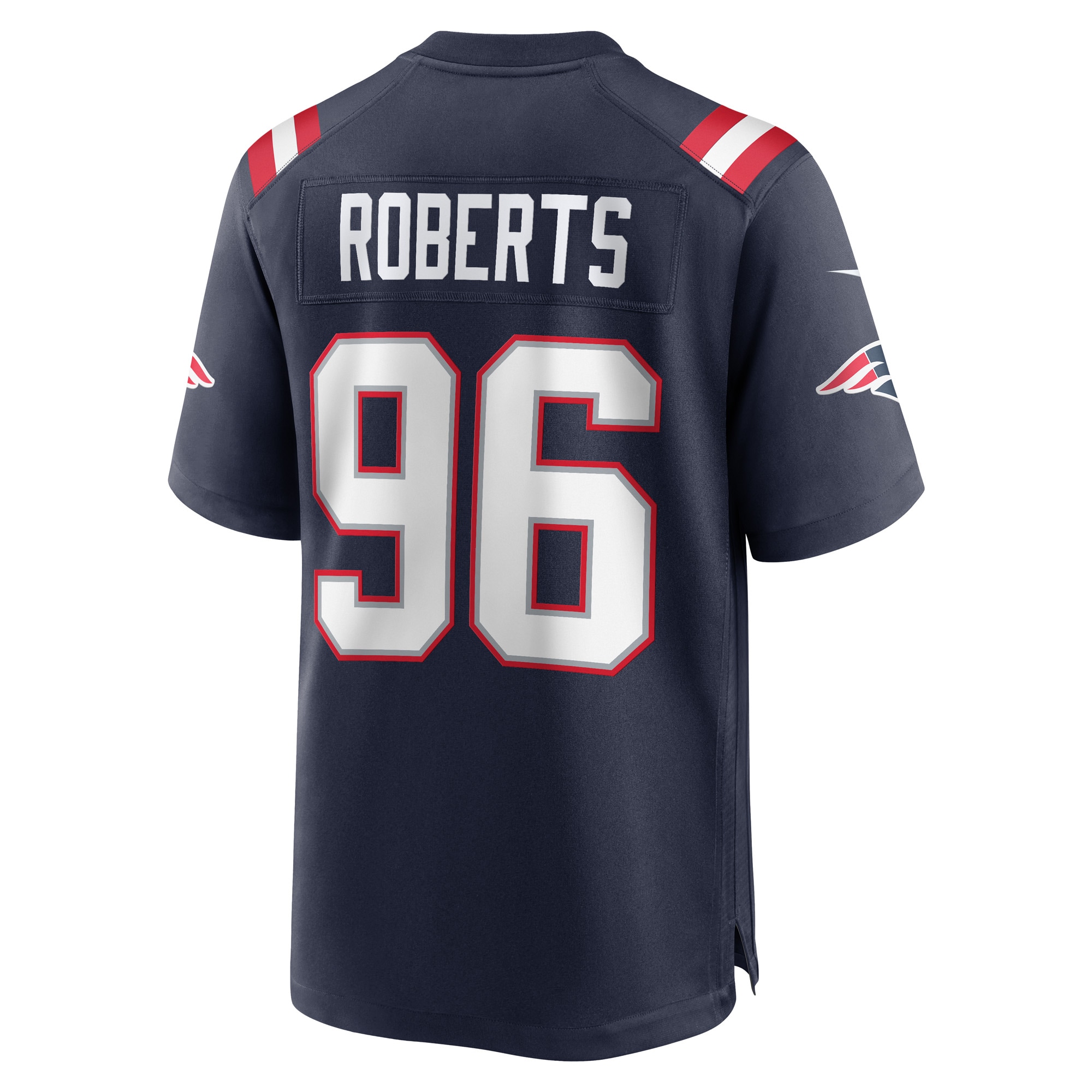 Men's New England Patriots Sam Roberts Navy Game Player Jersey JS8109 nicesnker - Image 3