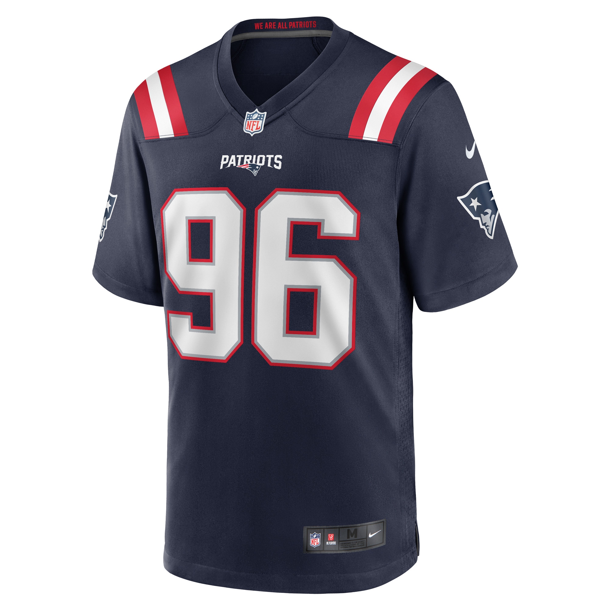 Men's New England Patriots Sam Roberts Navy Game Player Jersey JS8109 nicesnker - Image 2