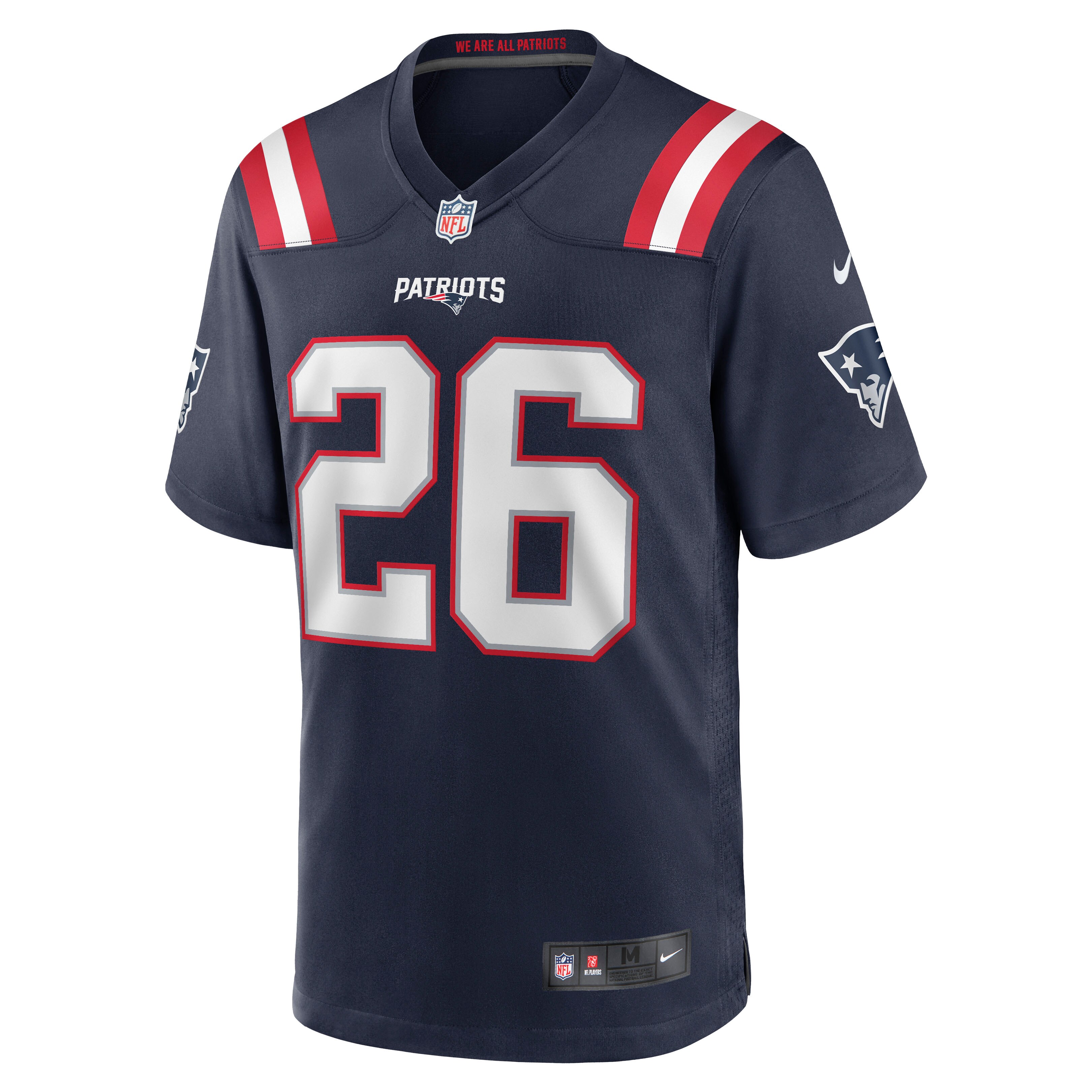 Men's New England Patriots Shaun Wade Navy Game Jersey JS8280 nicesnker - Image 2