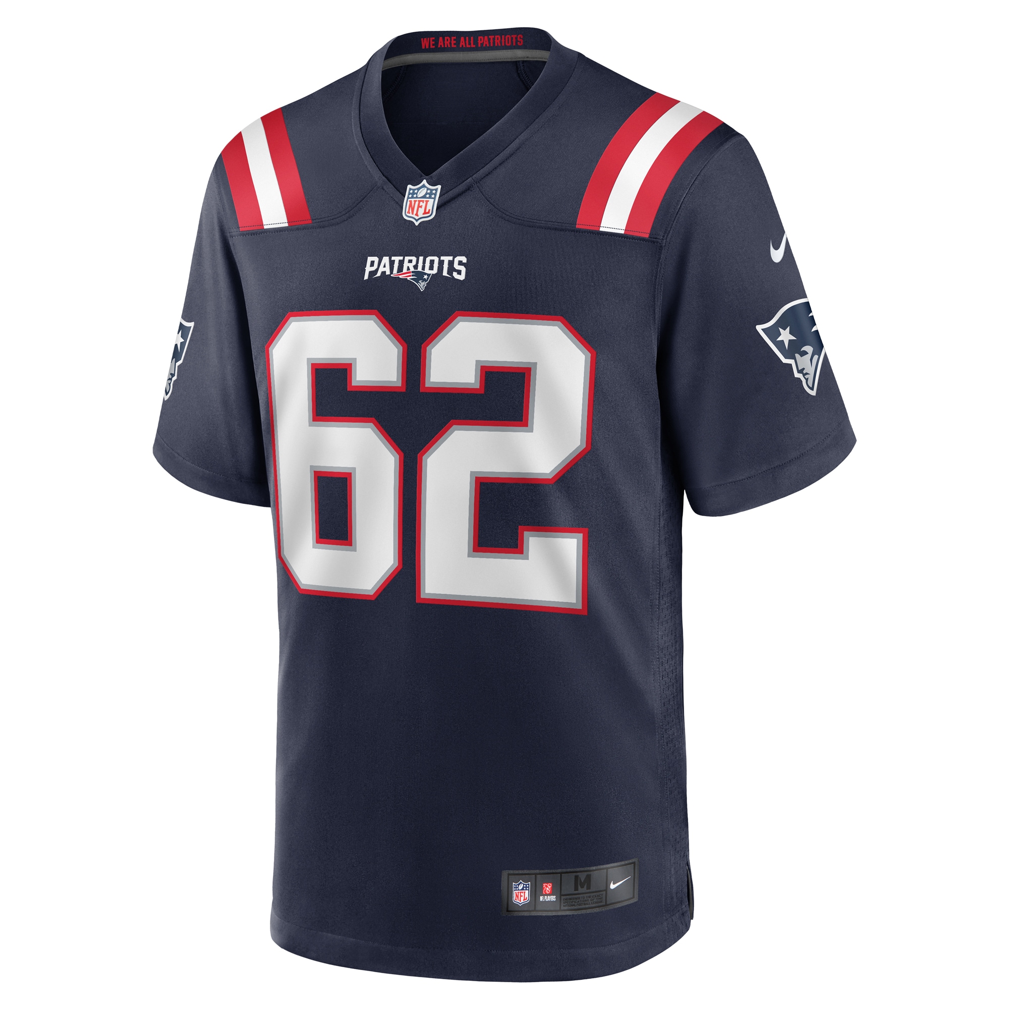 Men's New England Patriots Sidy Sow Navy Team Game Jersey JS6563 nicesnker - Image 2