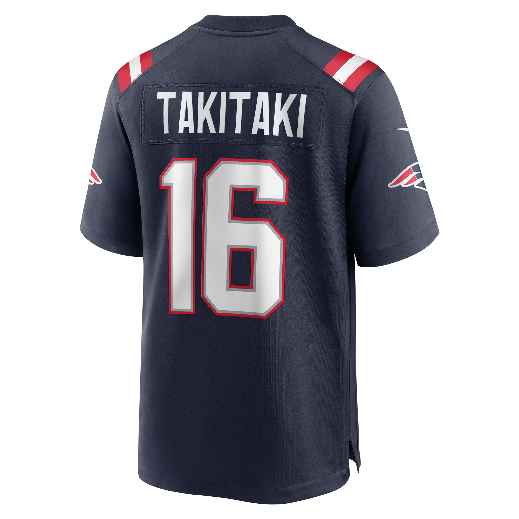 Men's New England Patriots Sione Takitaki Navy Game Jersey JS8115 nicesnker - Image 3
