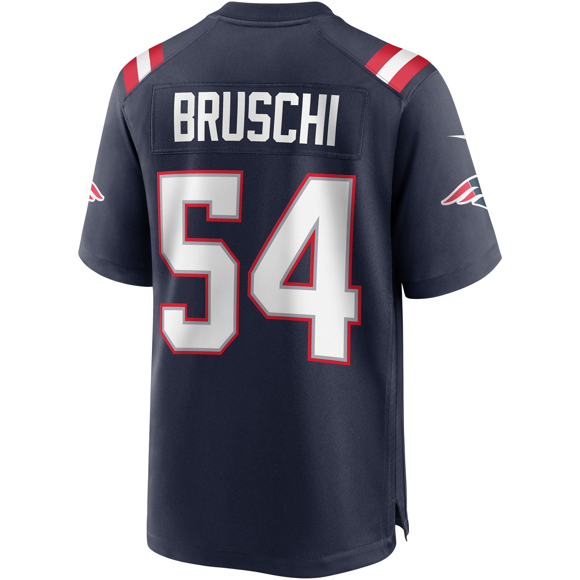 Men's New England Patriots Tedy Bruschi Navy Game Retired Player Jersey JS6391 nicesnker - Image 3