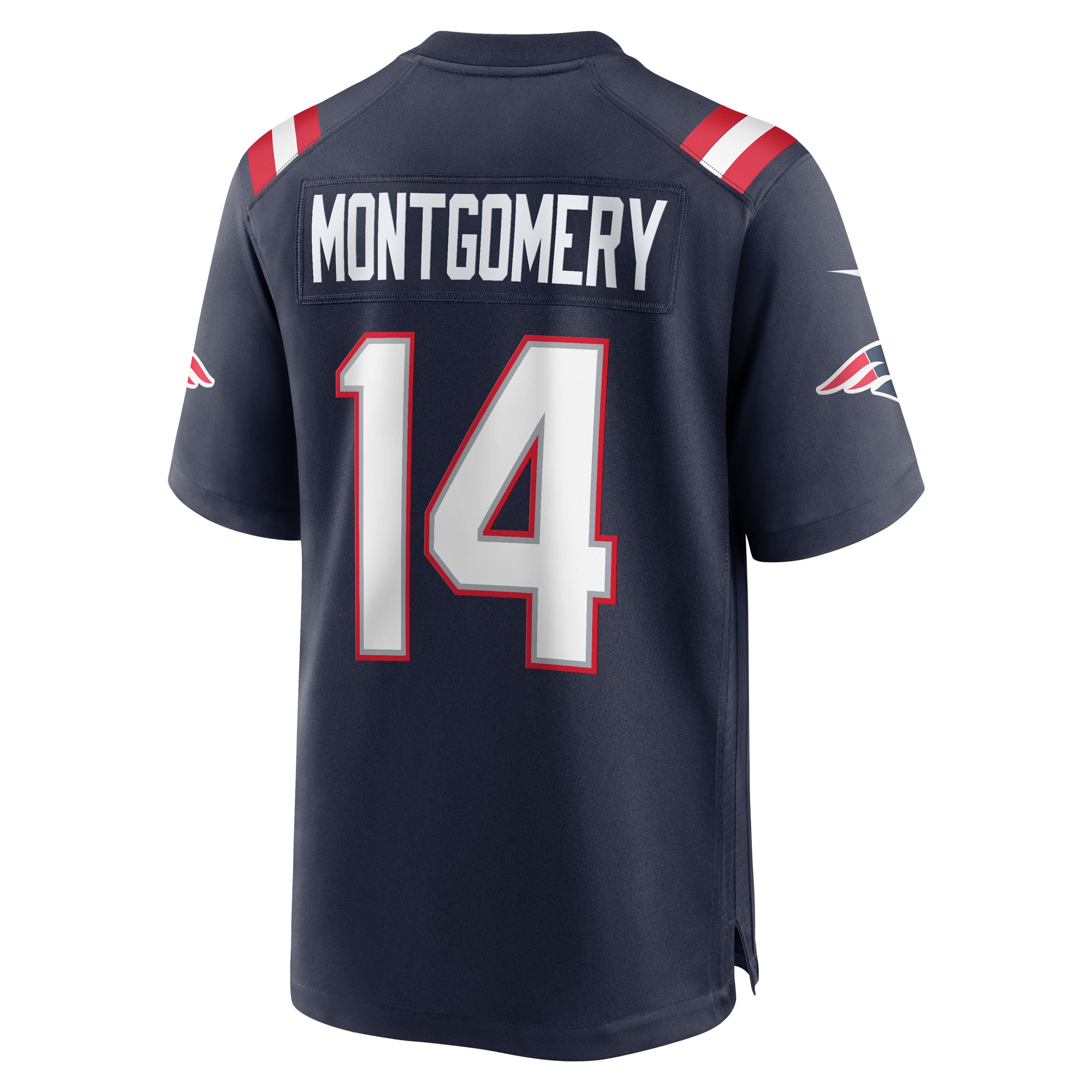 Men's New England Patriots Ty Montgomery Navy Player Game Jersey JS7293 nicesnker - Image 3