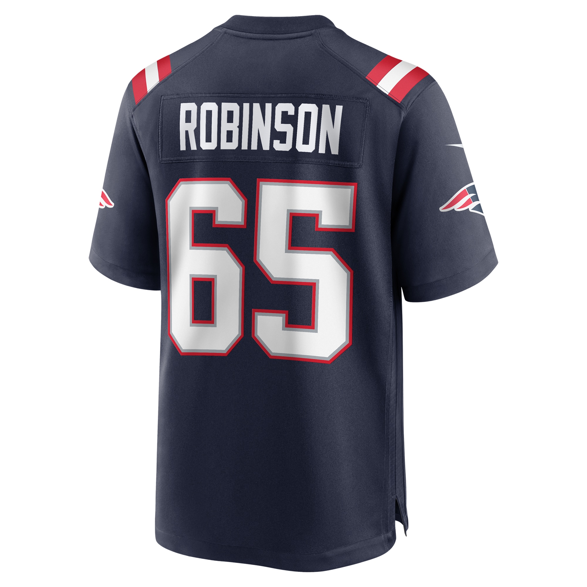 Men's New England Patriots Tyrese Robinson Navy Game Jersey JS5267 nicesnker - Image 3