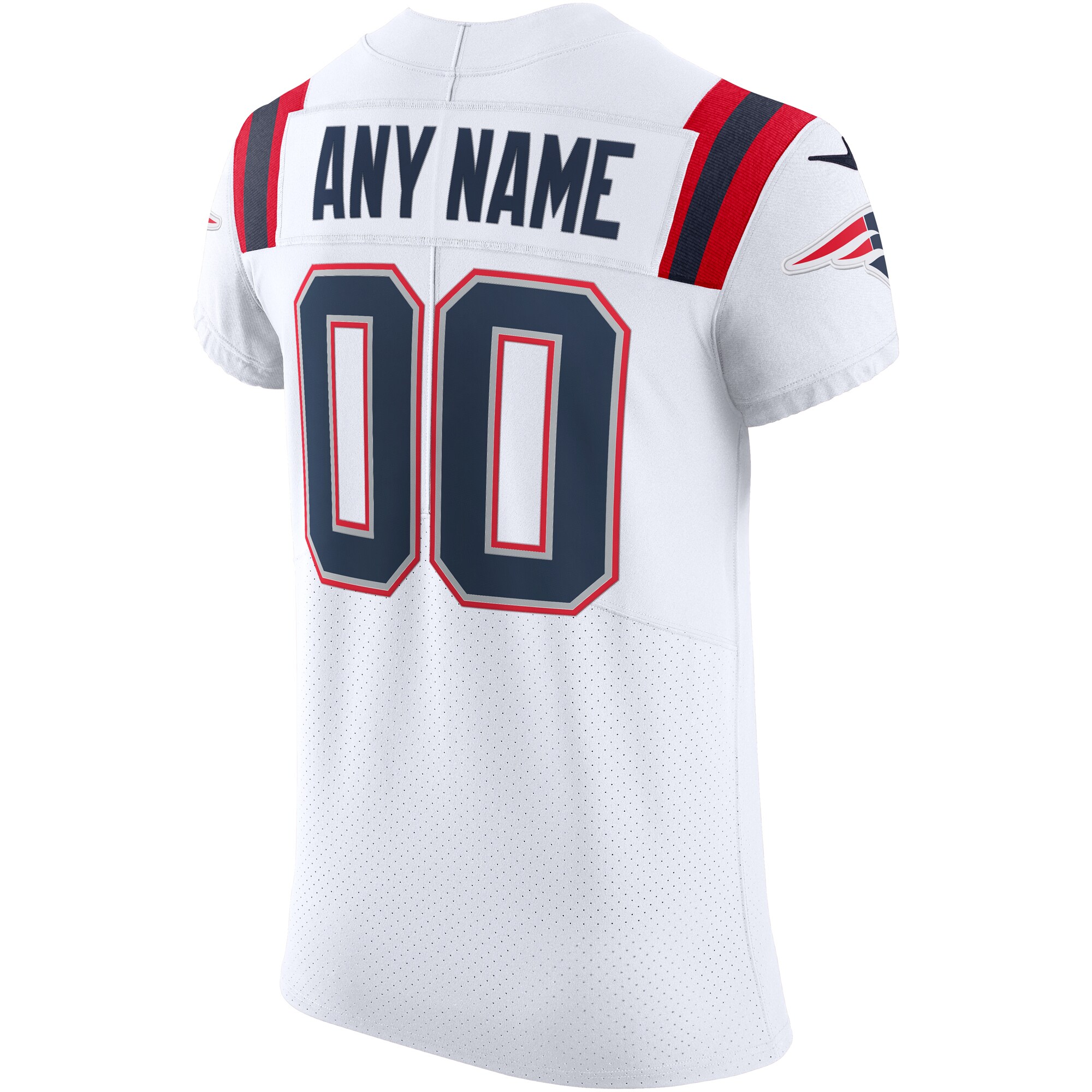 Men's New England Patriots White Vapor Elite Custom Jersey JS6411 nicesnker - Image 3