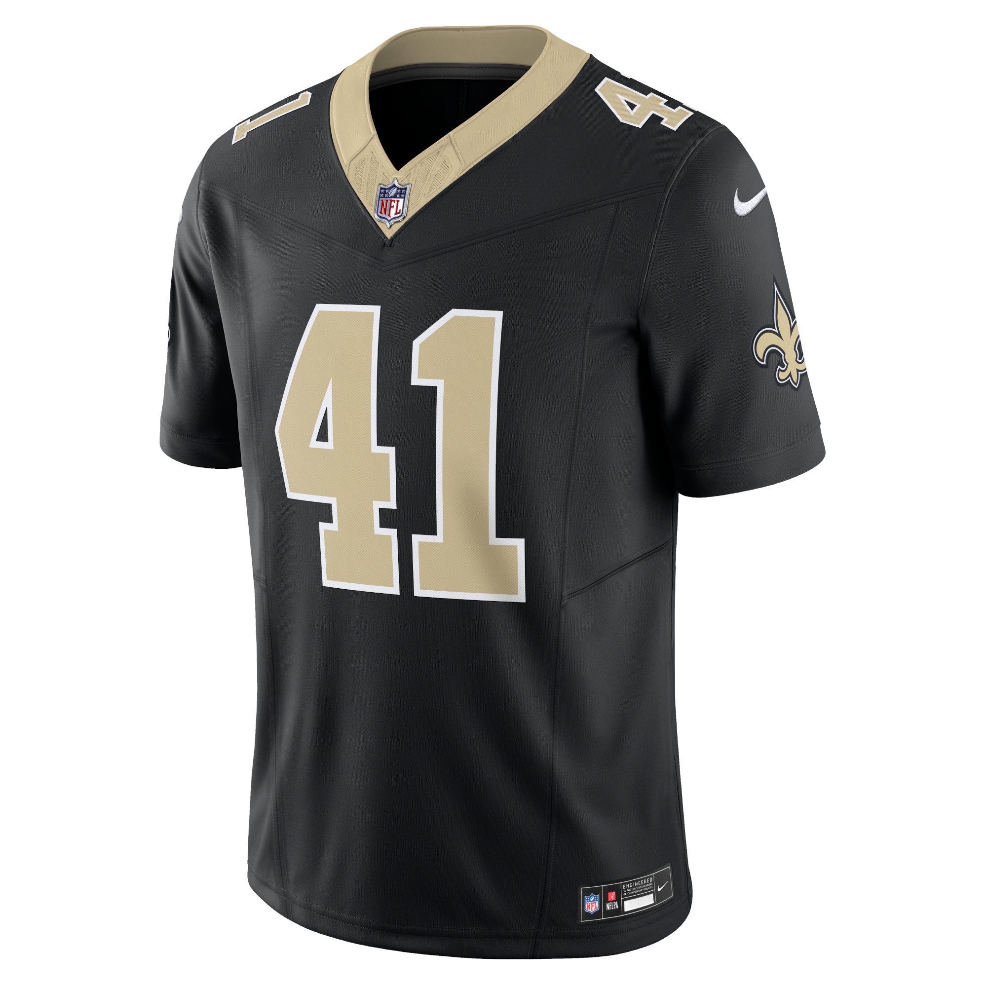Men's New Orleans Saints Alvin Kamara Black Vapor F.U.S.E. Limited Jersey JS3048 nicesnker - Image 2