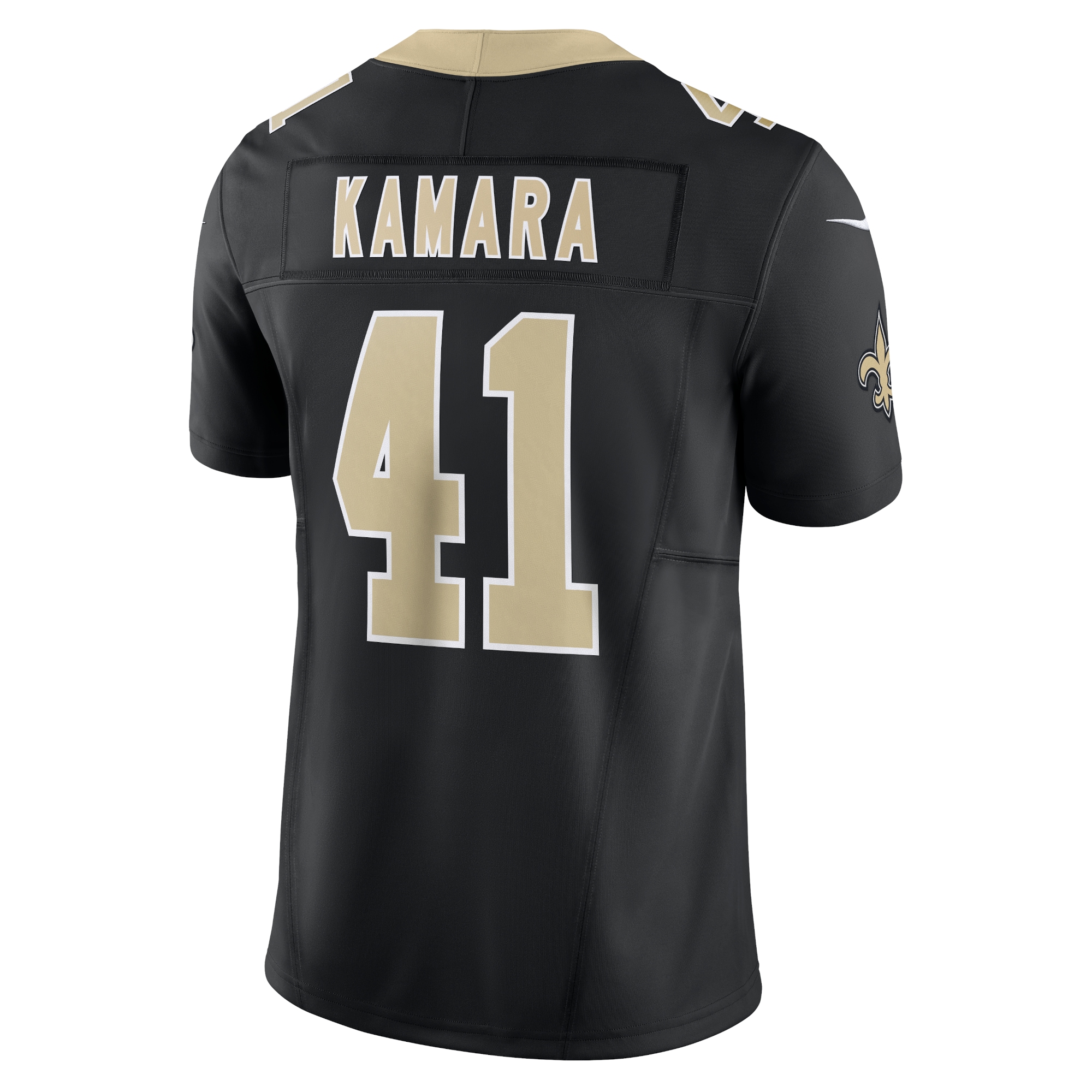 Men's New Orleans Saints Alvin Kamara Black Vapor F.U.S.E. Limited Jersey JS3048 nicesnker - Image 3