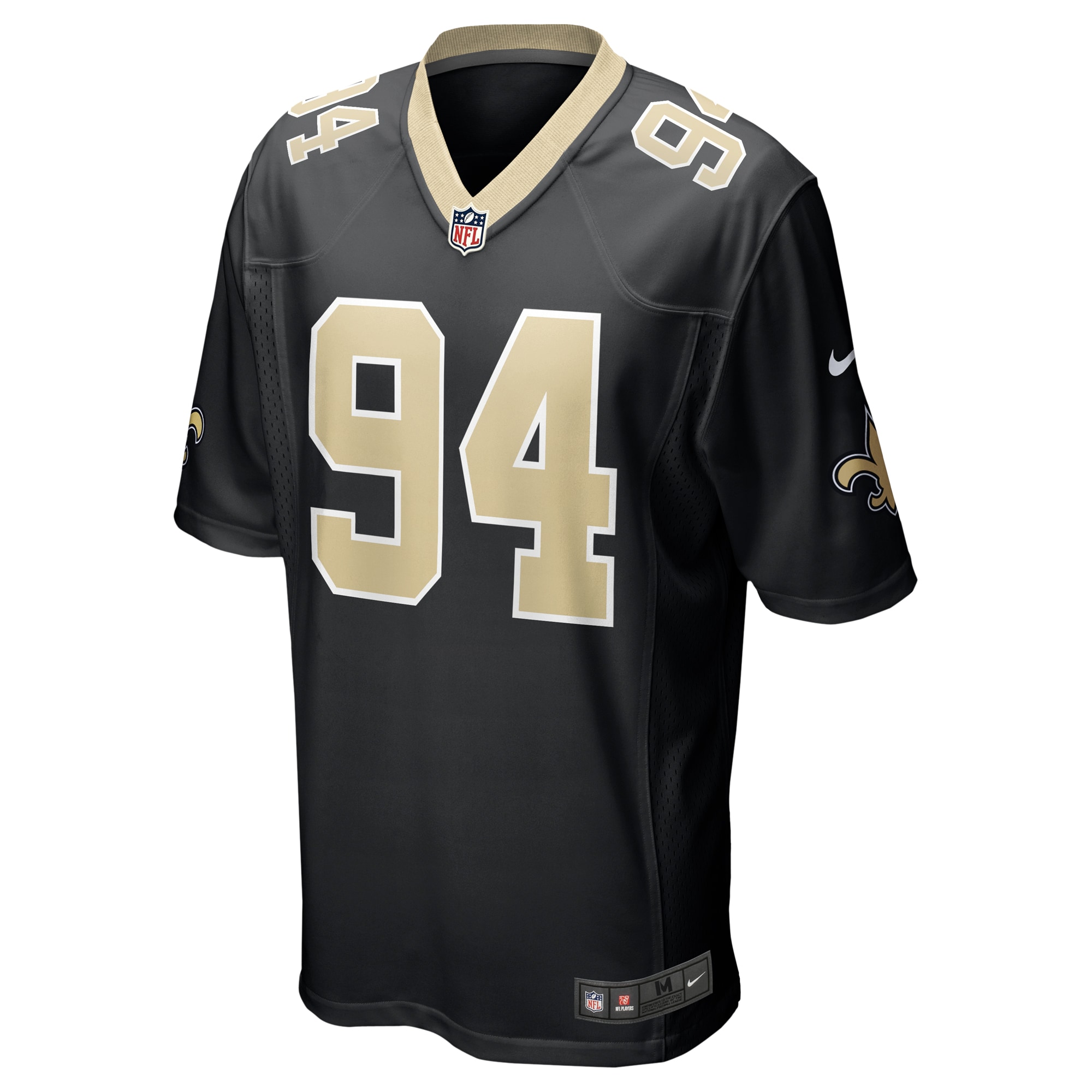 Men's New Orleans Saints Cameron Black Team Game Jersey JS5701 nicesnker - Image 2