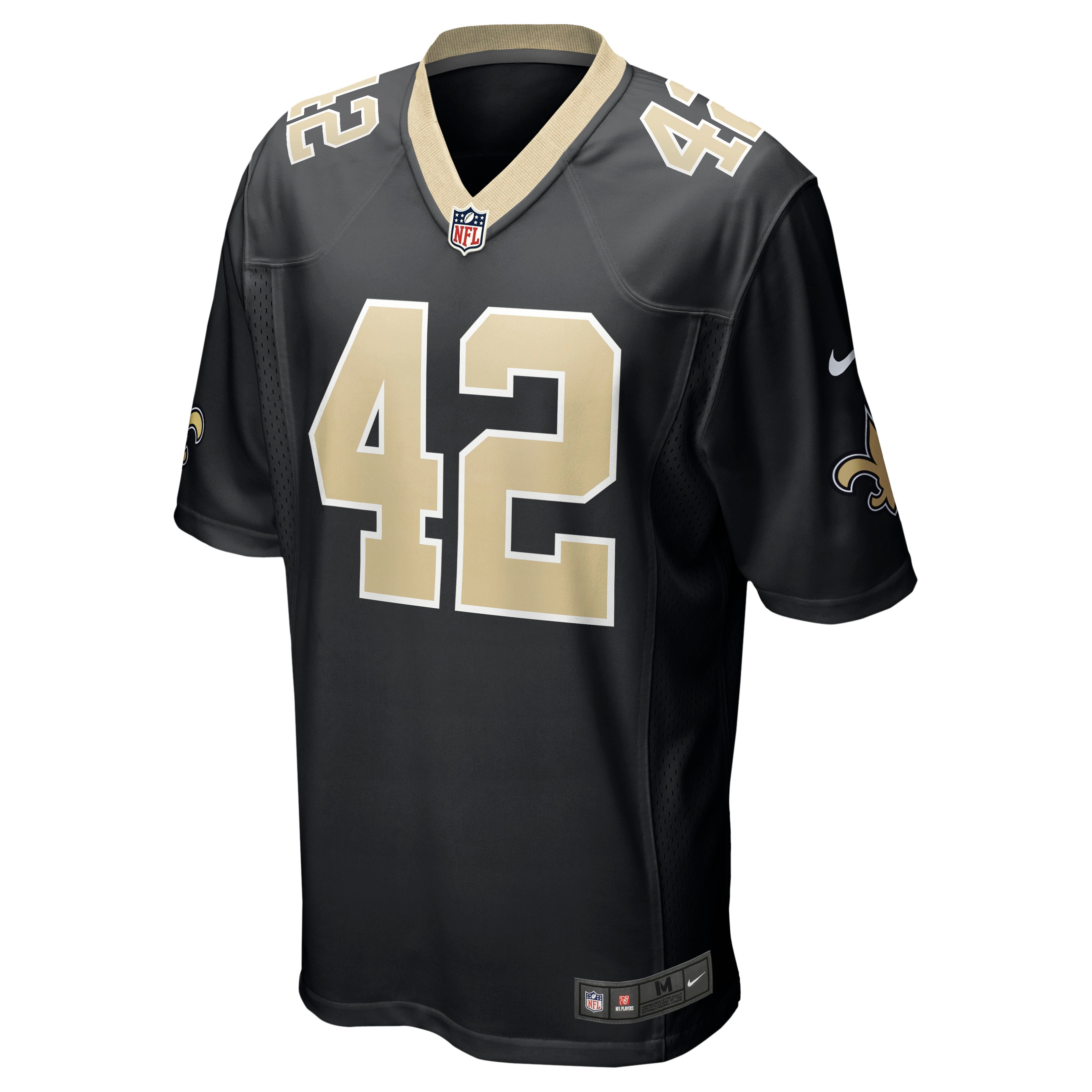 Men's New Orleans Saints Chase Hansen Black Game Jersey JS1154 nicesnker - Image 2