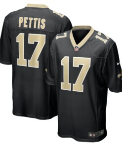 Men's New Orleans Saints Dante Pettis Black Game Jersey JS5414 nicesnker