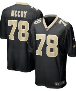 Men's New Orleans Saints Erik Mccoy Black Game Jersey JS2832 nicesnker