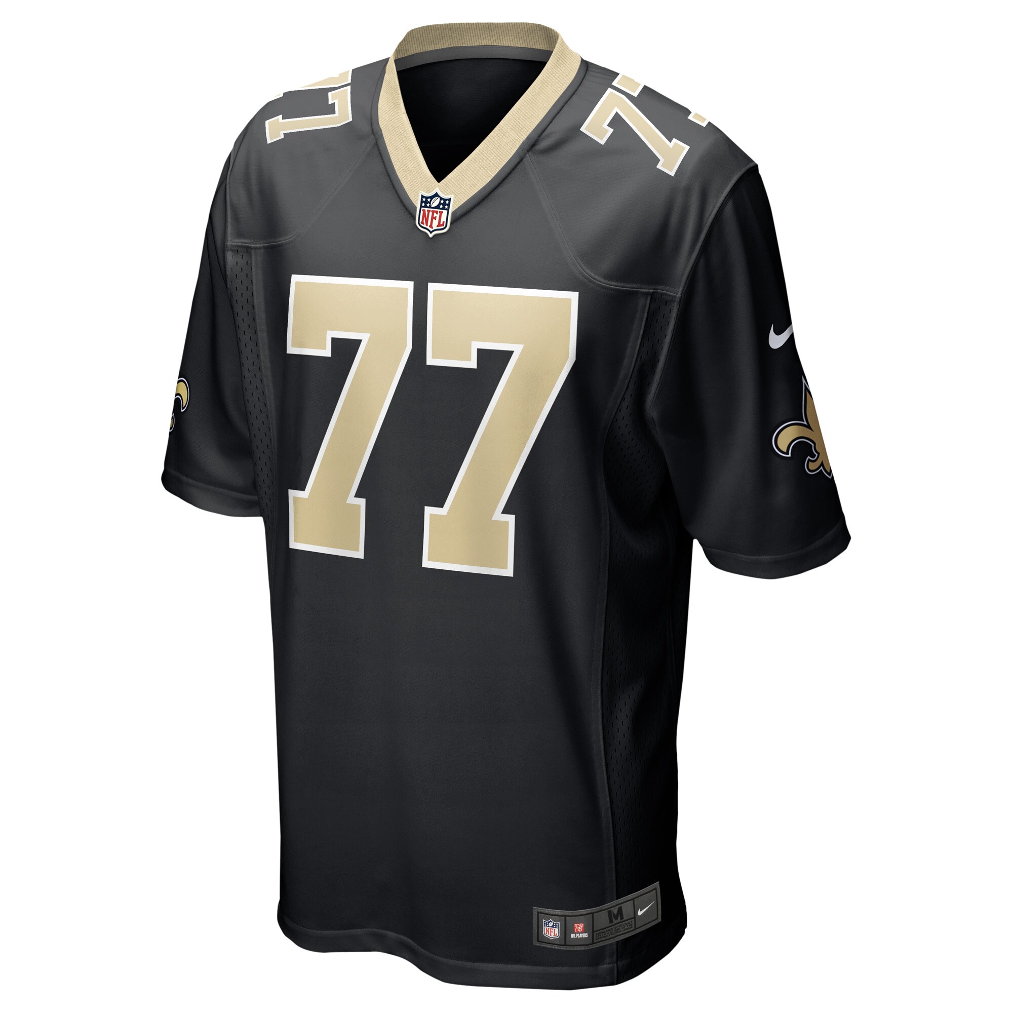 Men's New Orleans Saints Forrest Lamp Black Game Player Jersey JS2876 nicesnker - Image 2